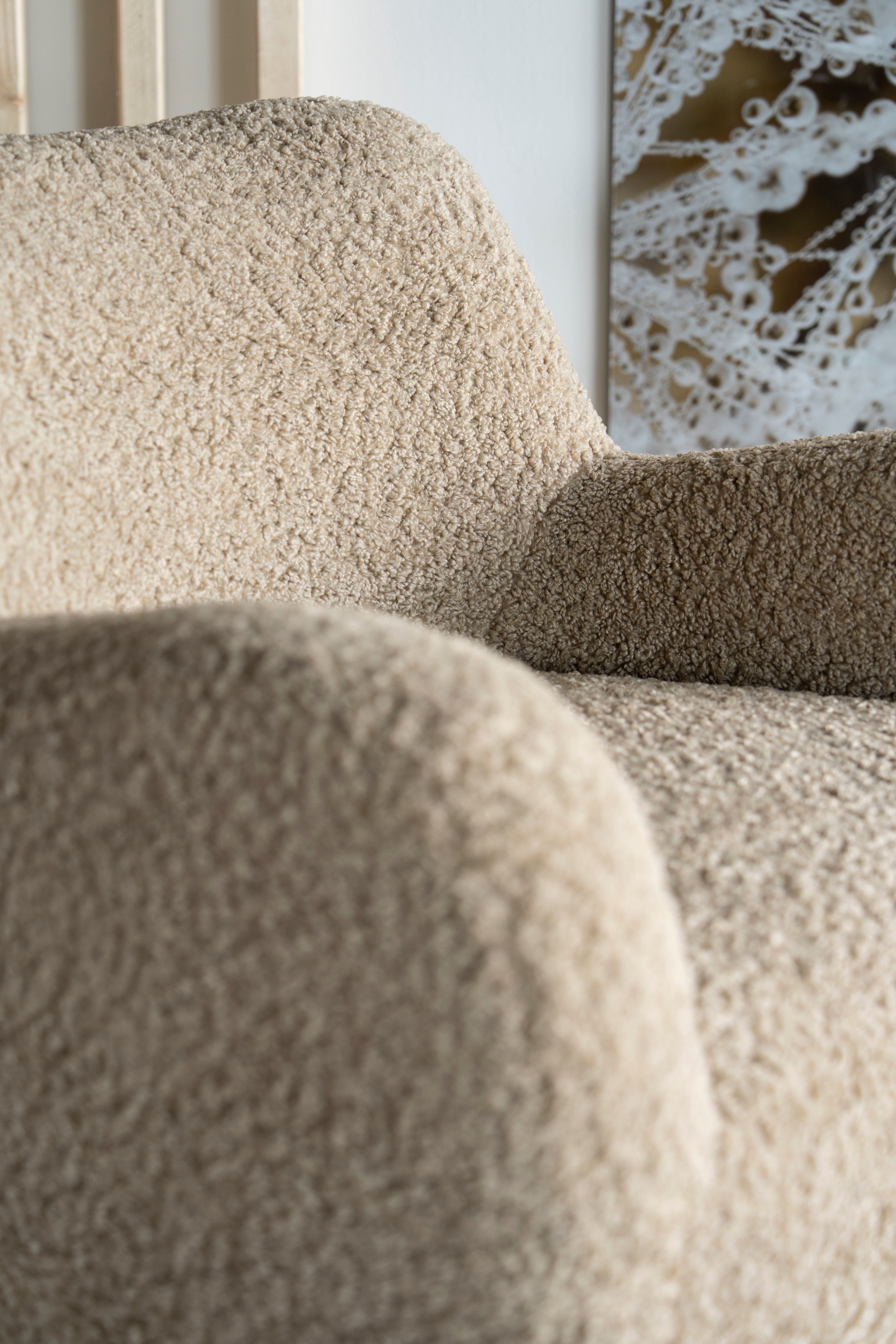 SHAUN Beige Armchair