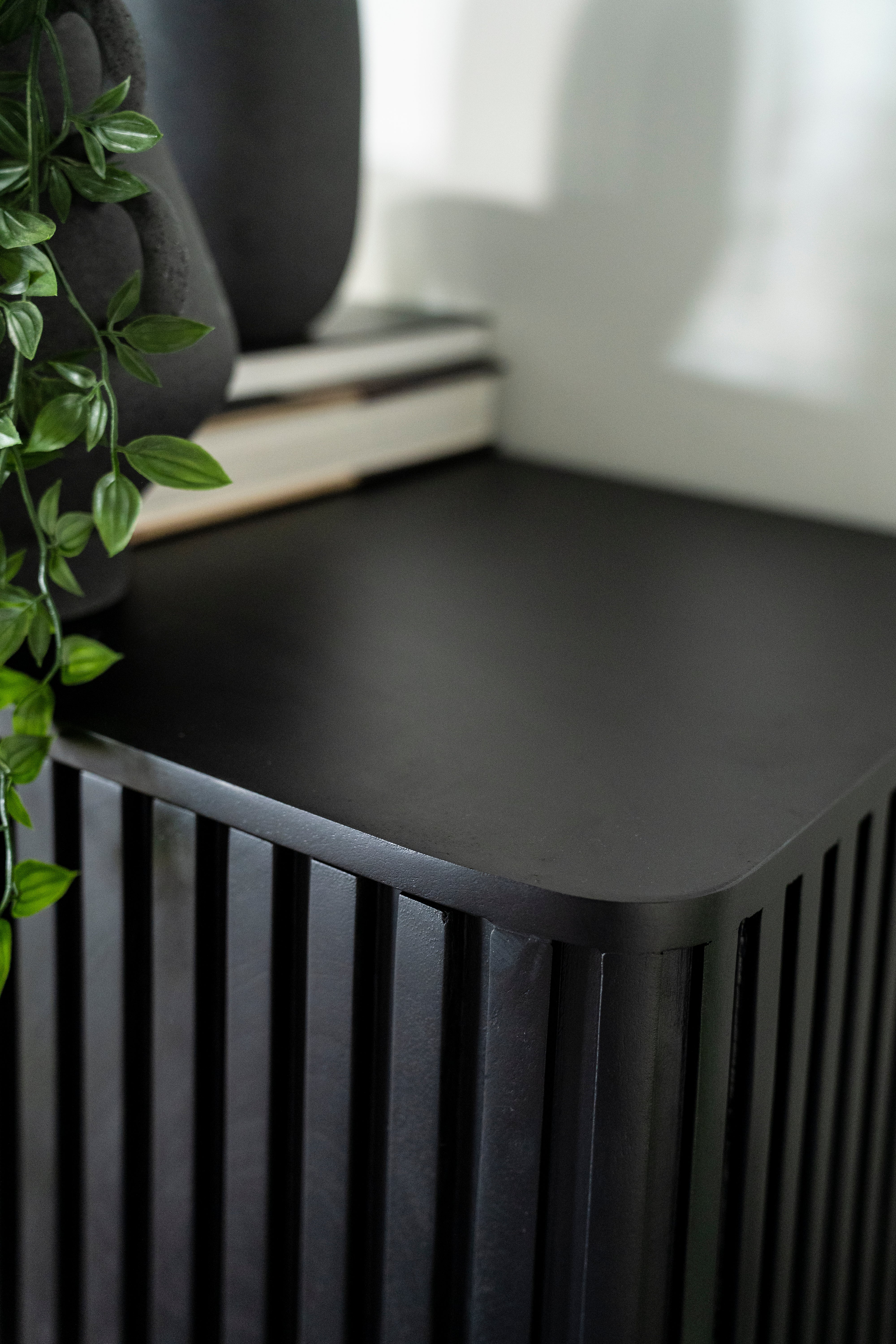 REMI wardrobe black mango wood