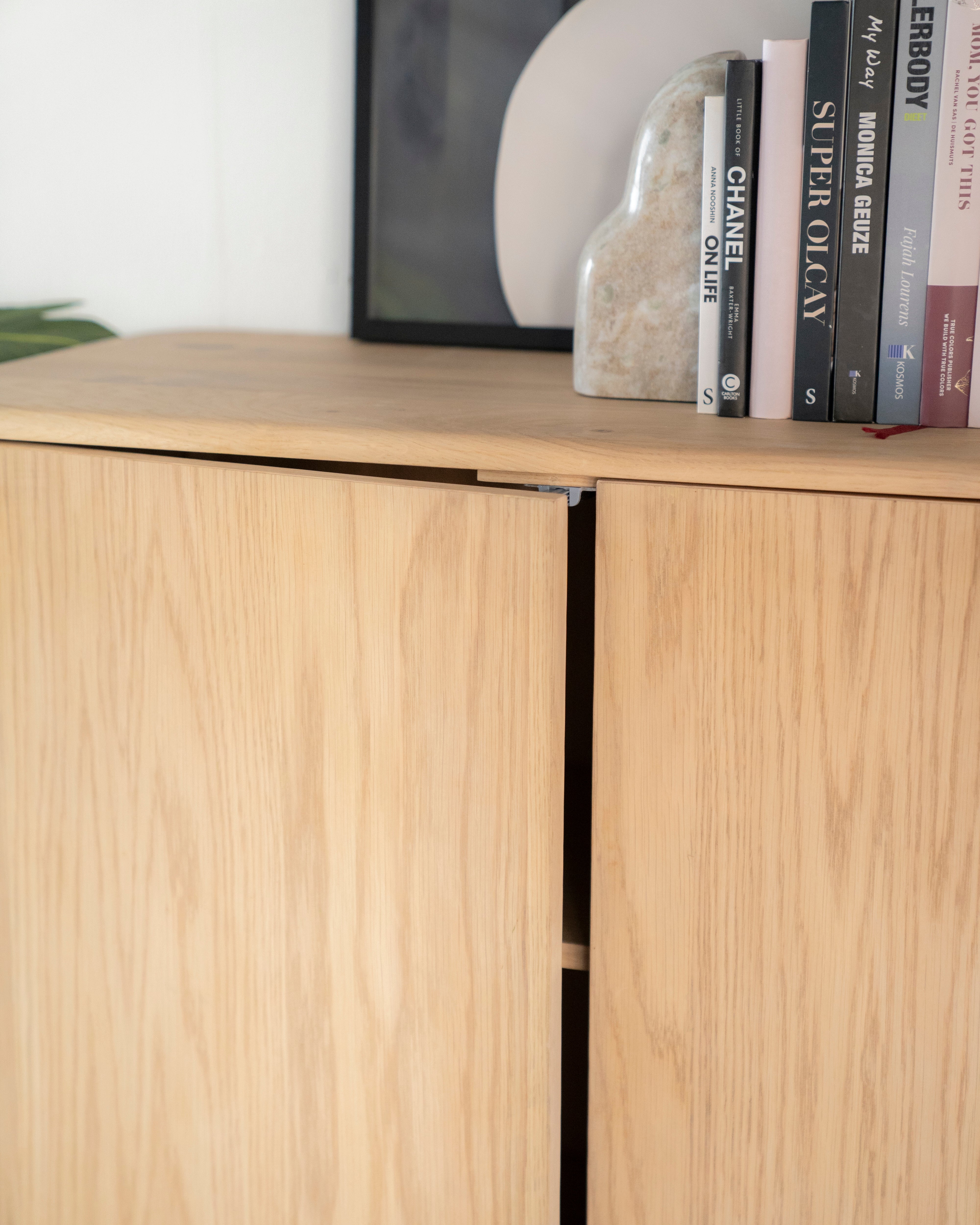 Szafka wysoka HARVEY drewno dębowe