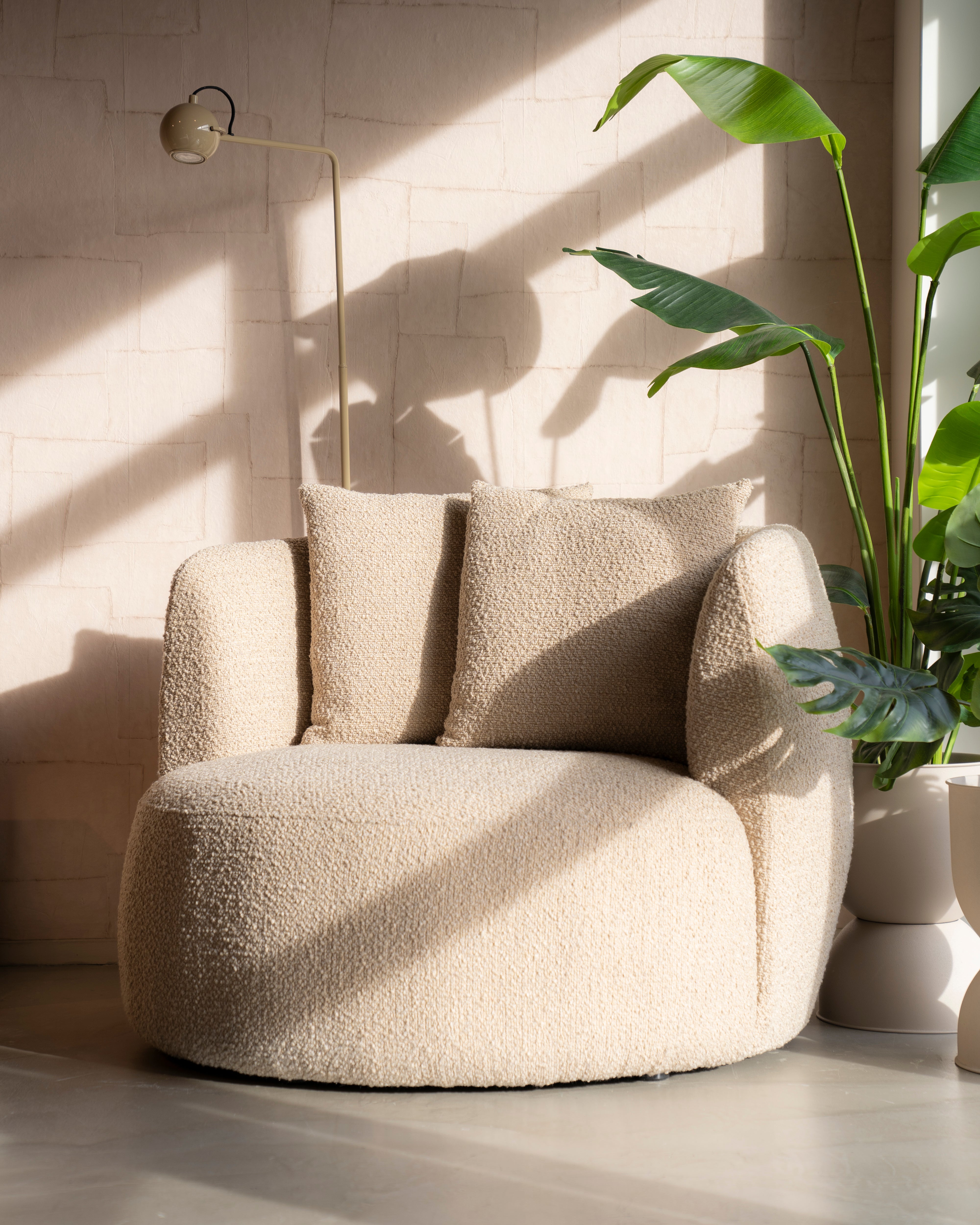 Sessel LOUIS dunkelbeige