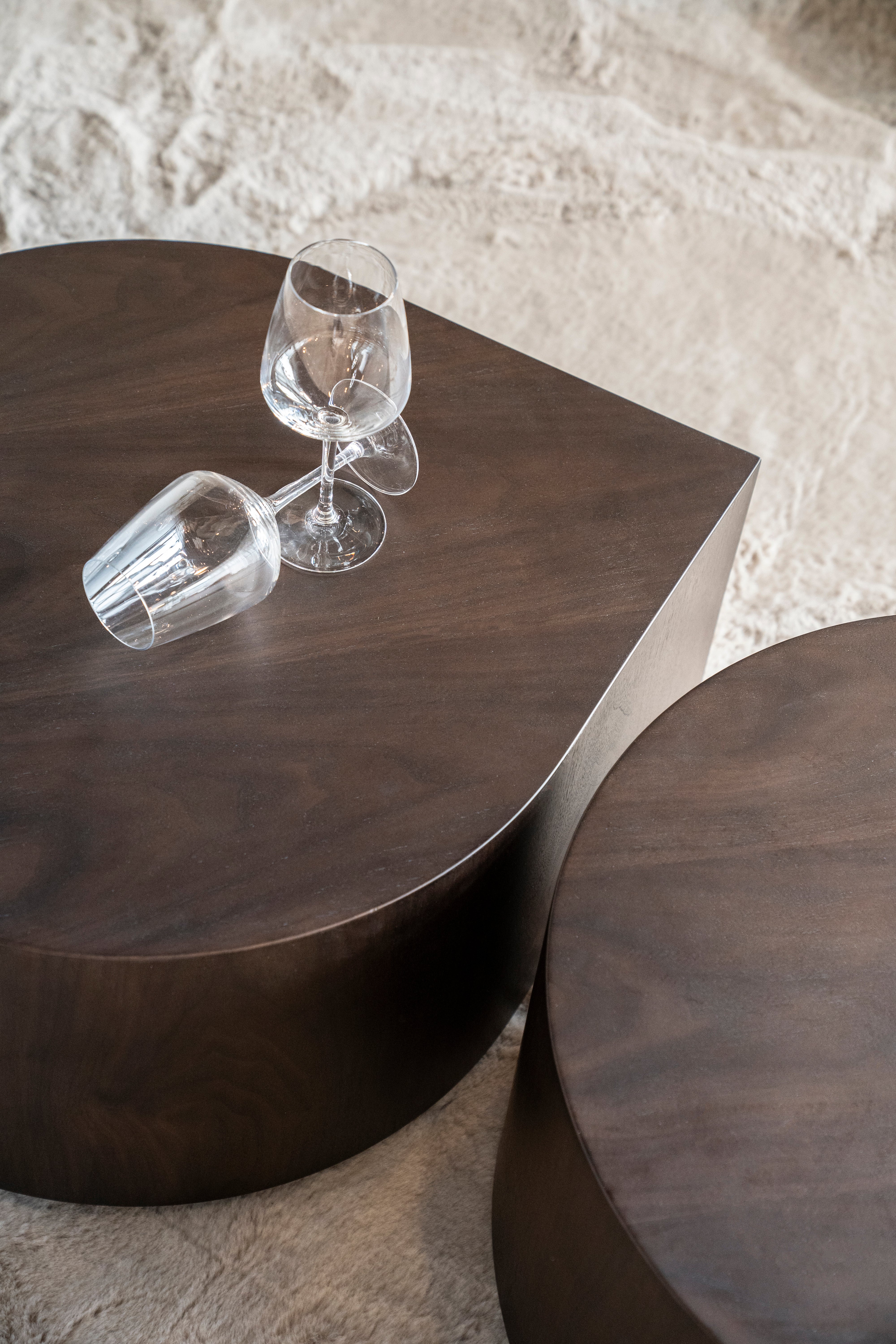 Couchtisch JULES dunkles Nussfurnier