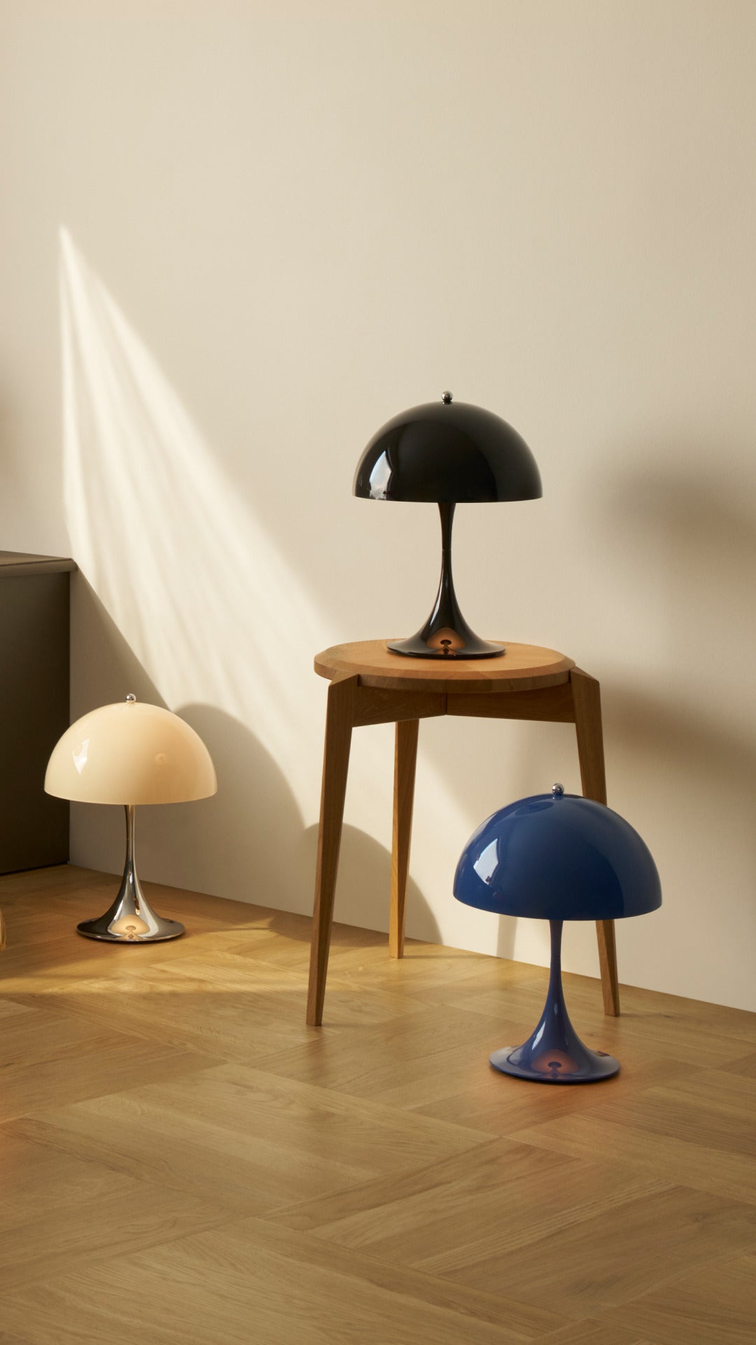 Tragbare Lampe PANTHELLA 250 schwarz