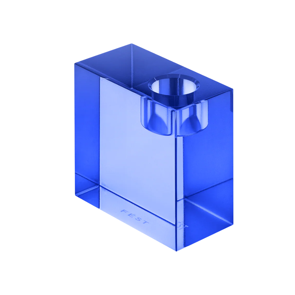 PARKER Blue Candle Holder