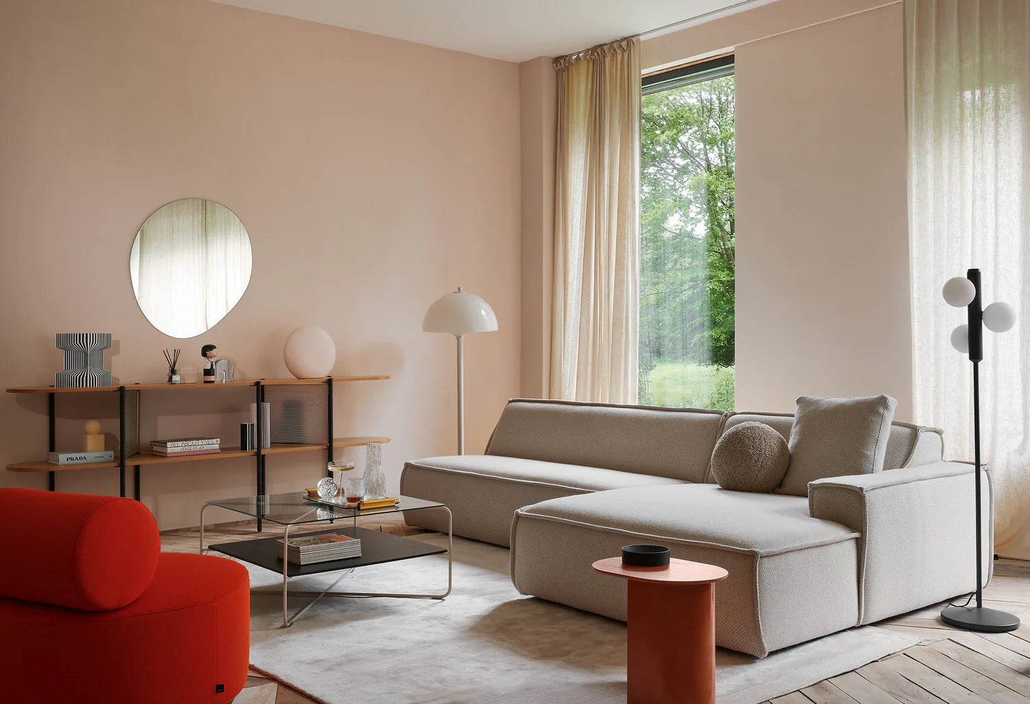 Lampa podłogowa KAKTEE liliowy