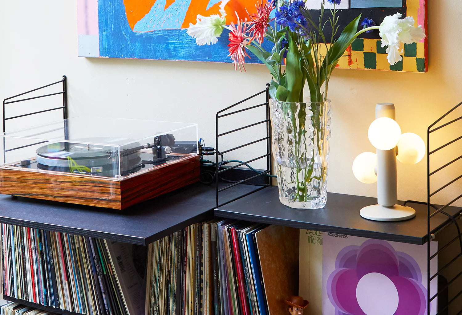 Lampa stołowa KAKTEE liliowy