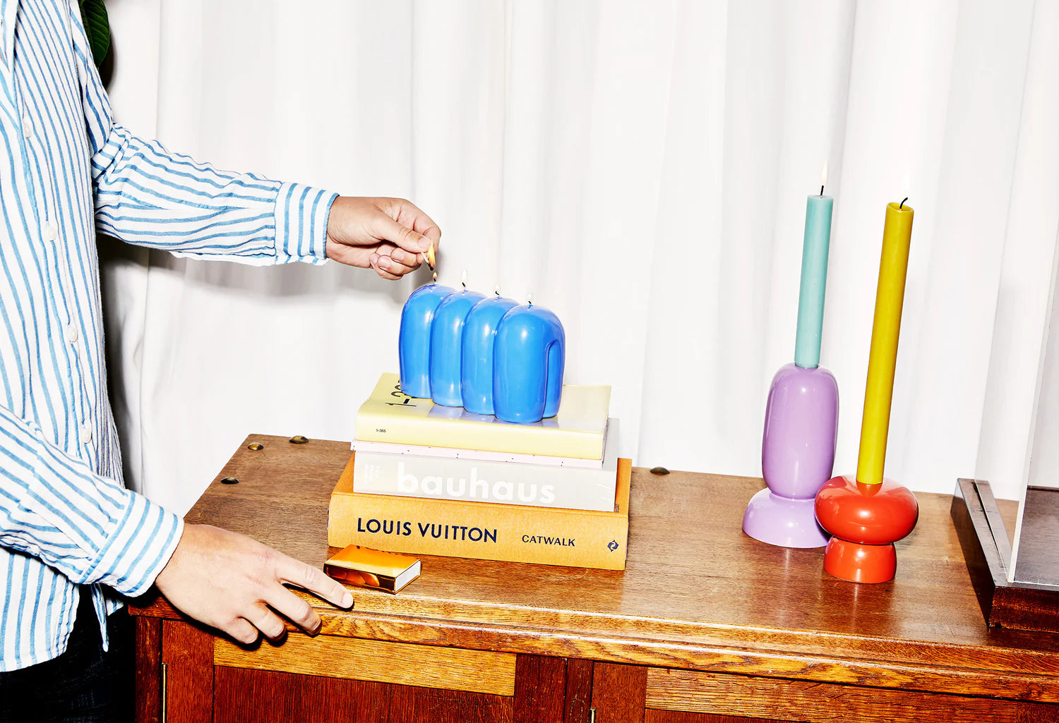 Kerzenhalter KOBUS rosa