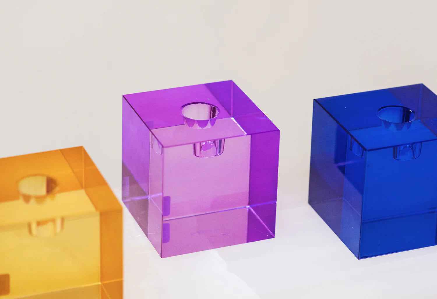 OTTO Purple Candle Holder