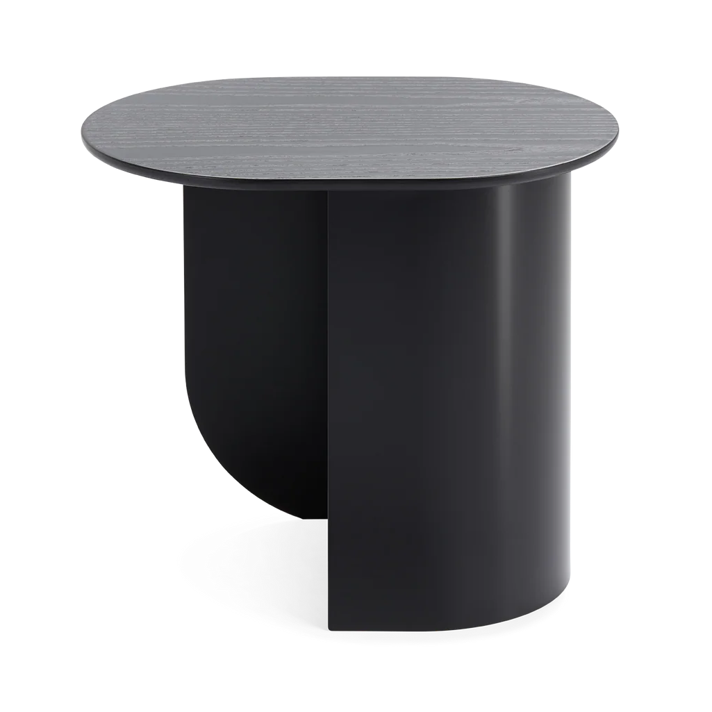 PLATEAU Black Side Table