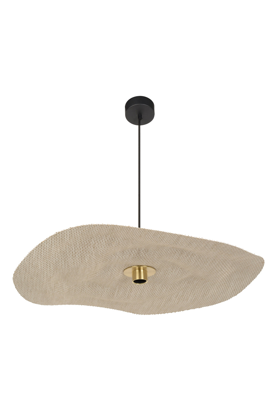 Lampa wisząca RIVAGE beżowy len