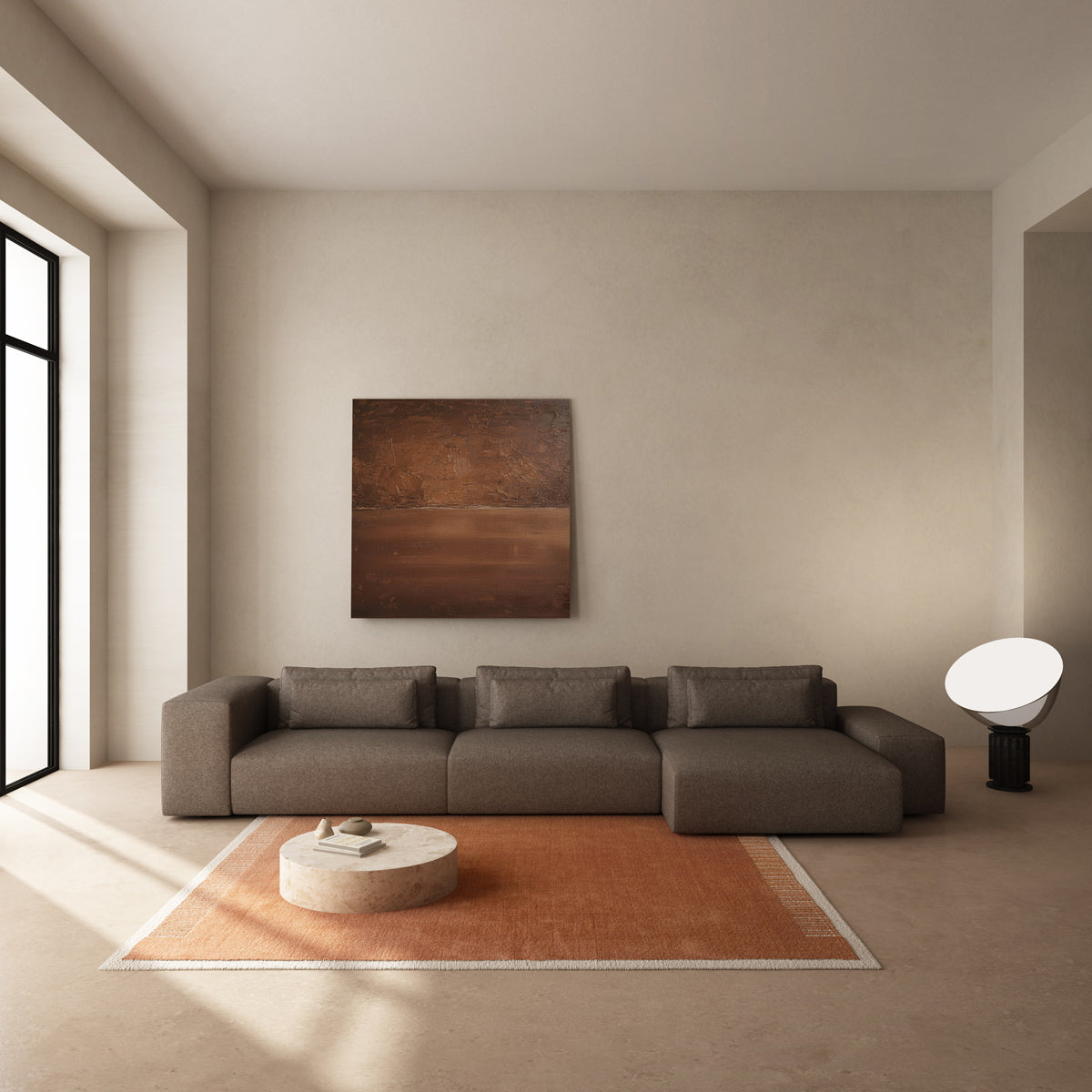 Puf FLAVIO tapicerowany