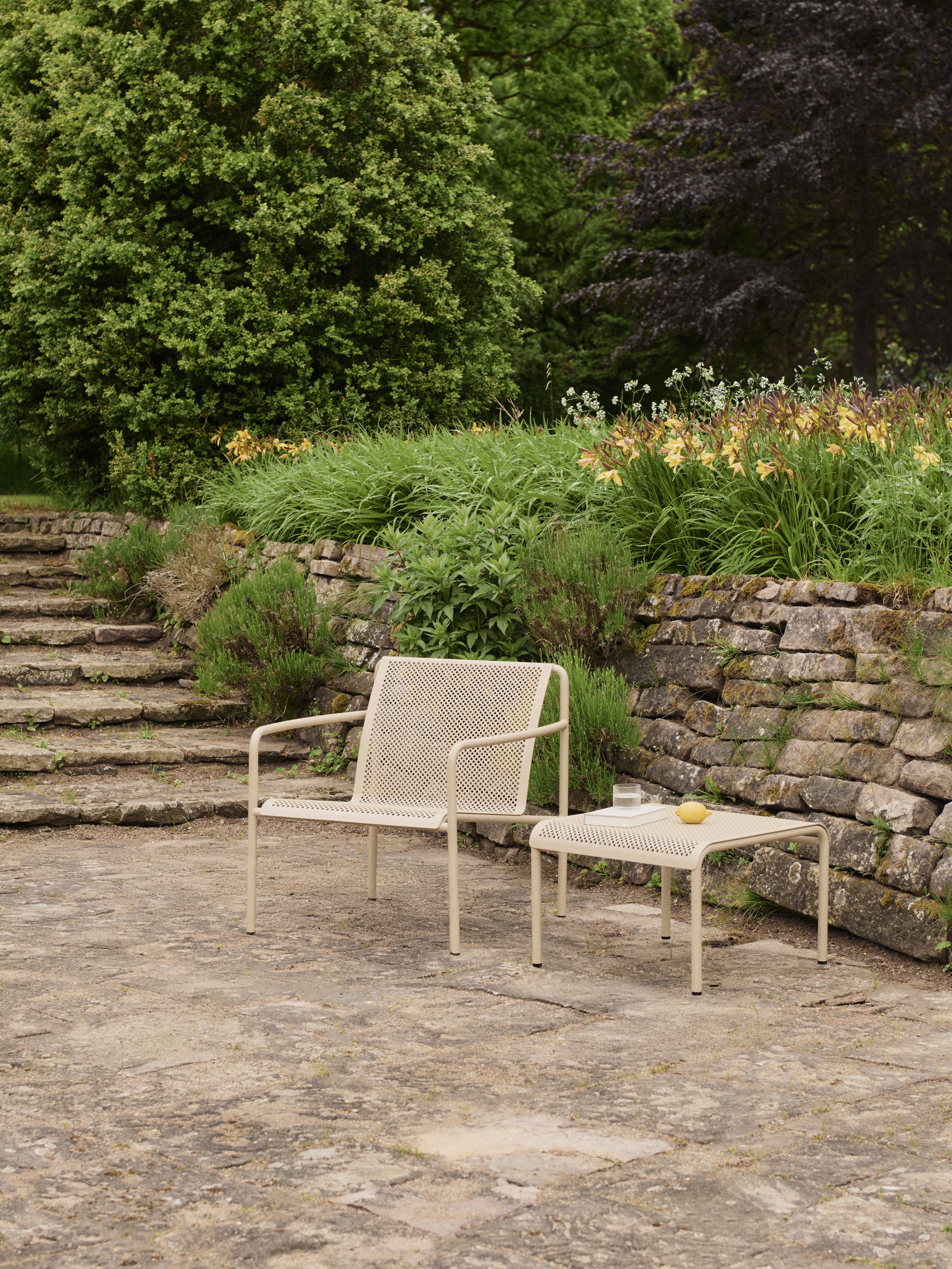 DAPPLE Beige Garden Armchair