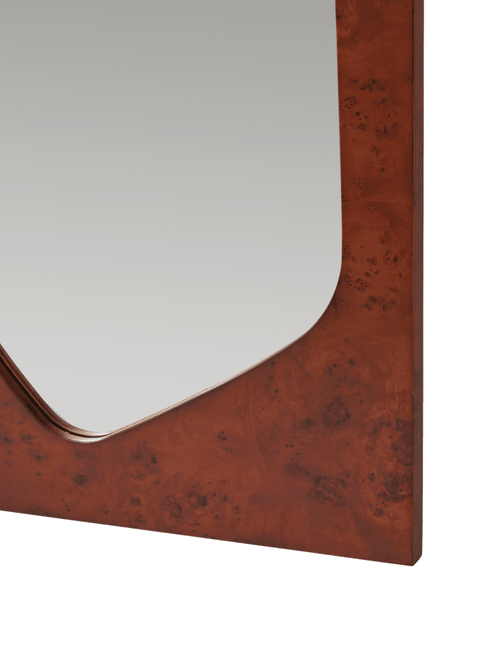 Lustro FOLIA czerwony – styl nowoczesny