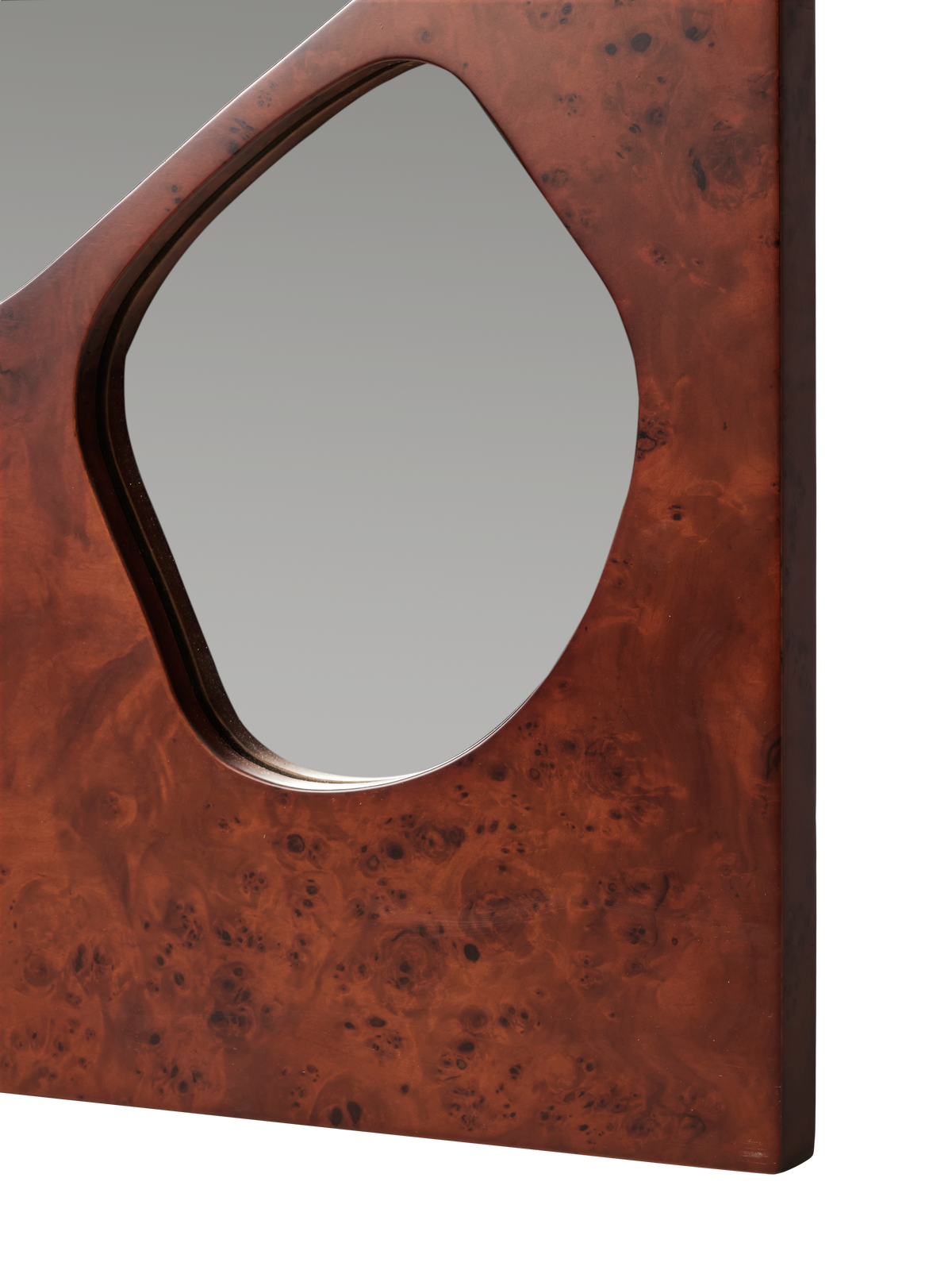 Lustro FOLIA czerwony – styl nowoczesny