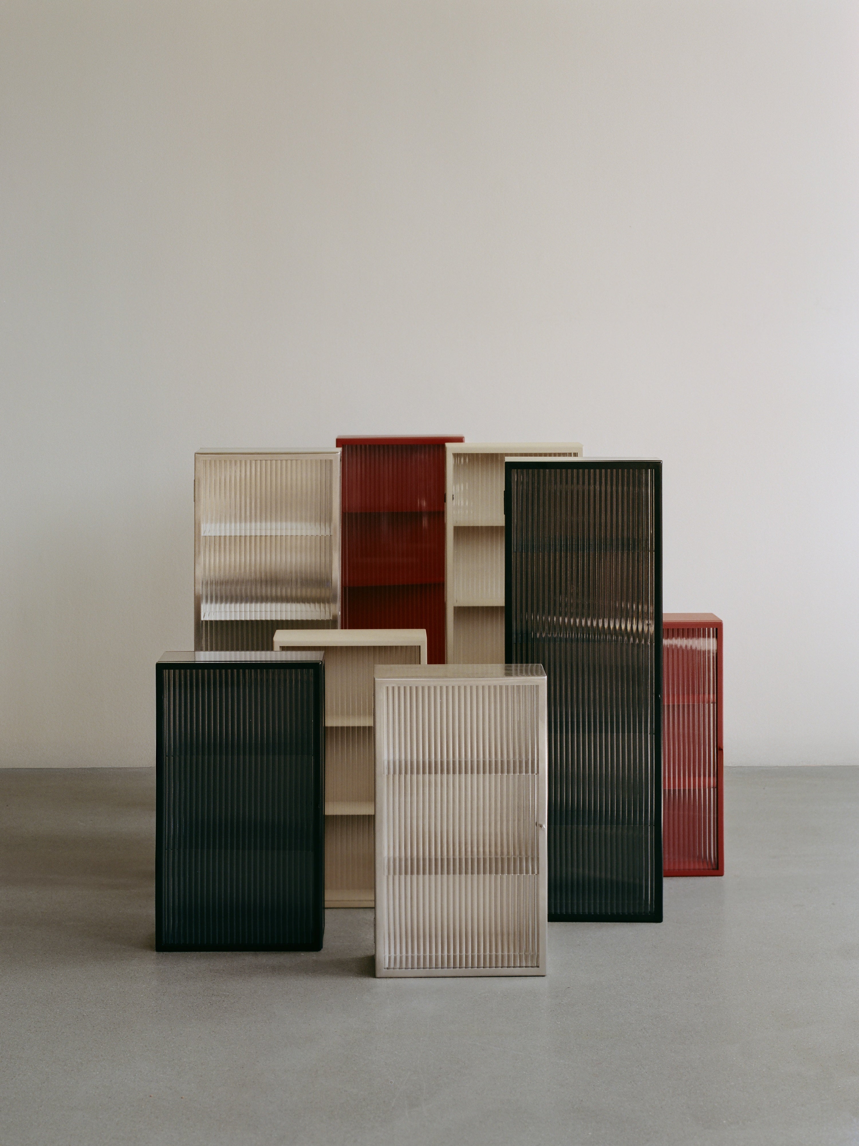 Haze black hanging cabinet