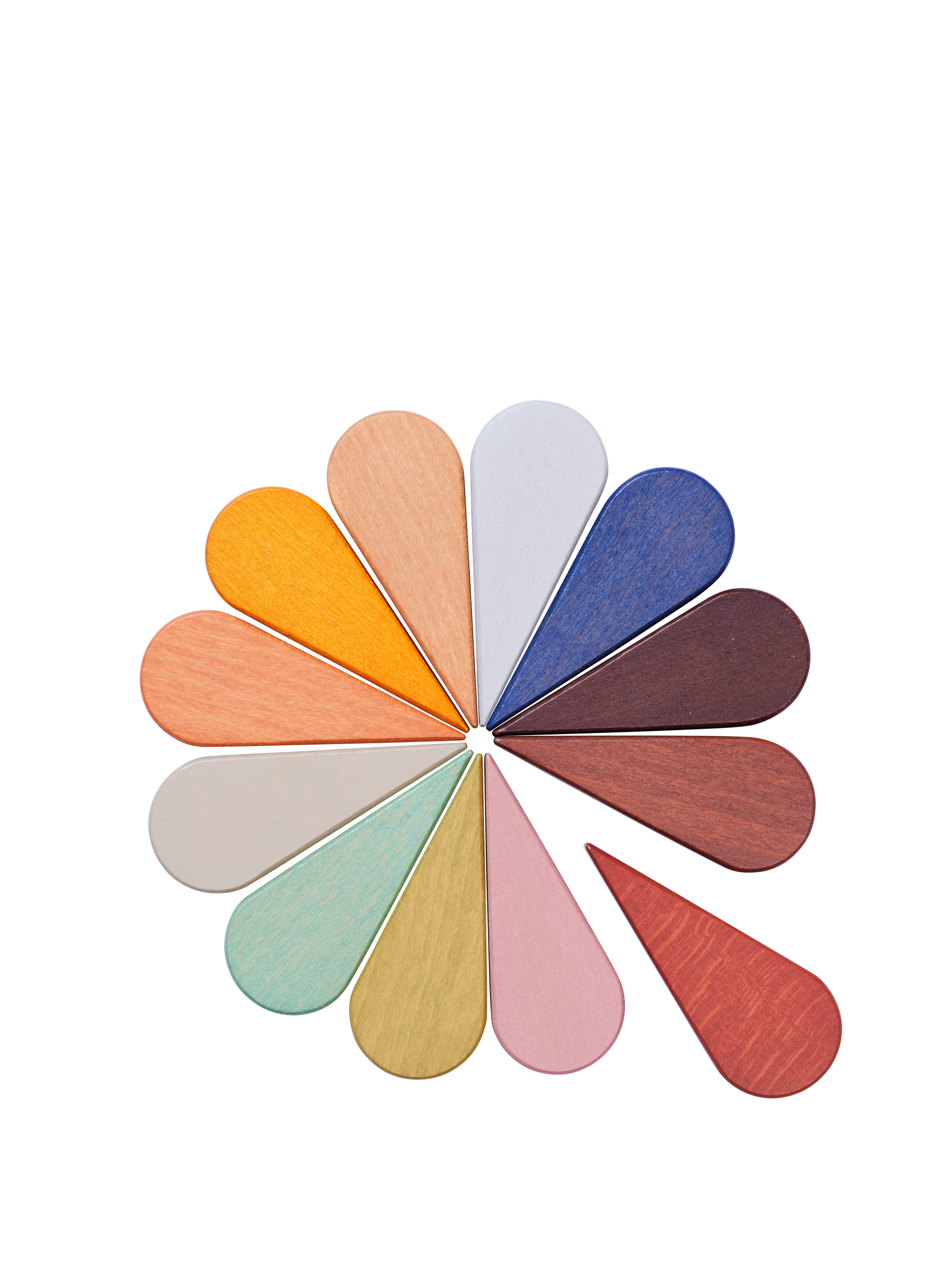 Klocki dla dzieci PETAL wielokolorowy