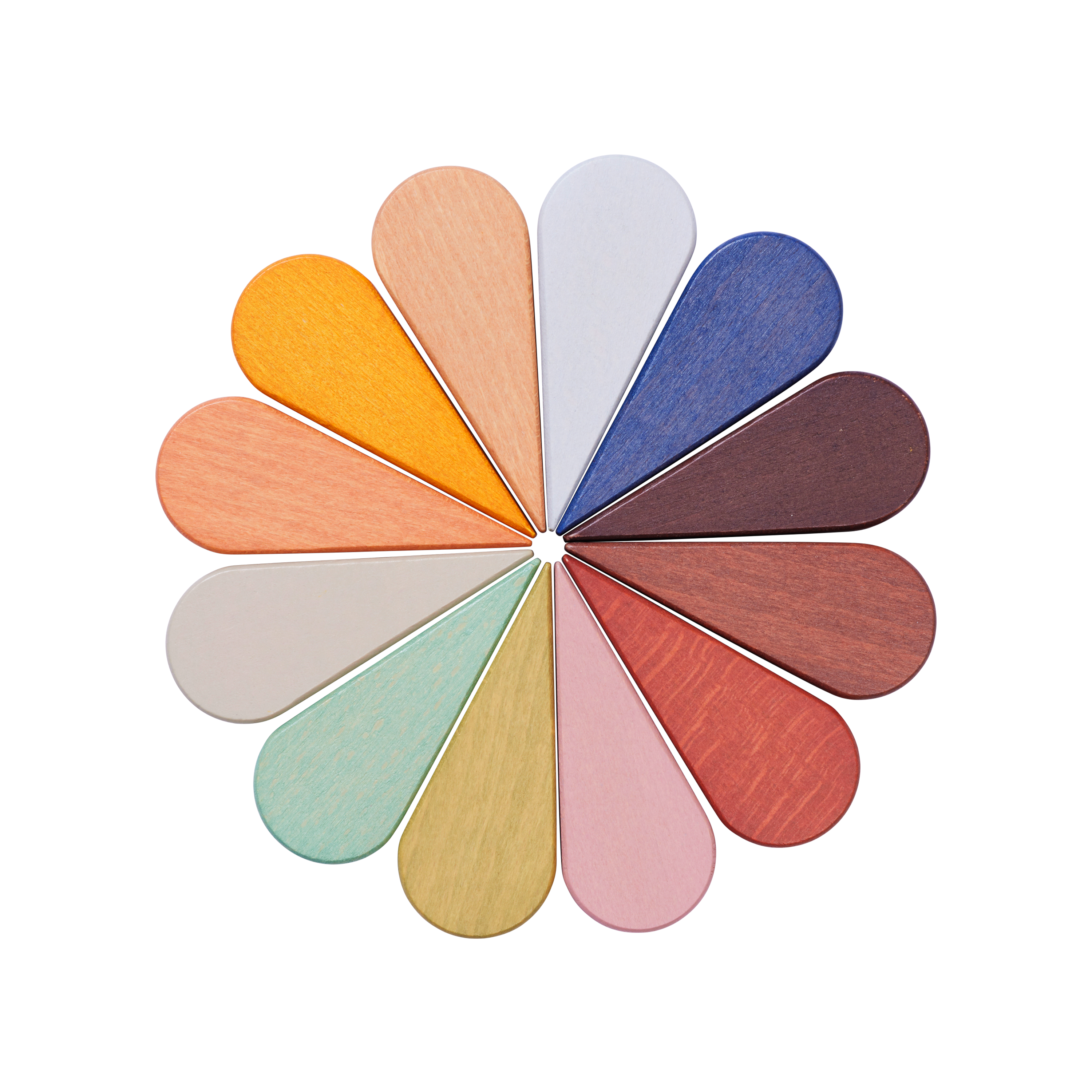 Klocki dla dzieci PETAL wielokolorowy