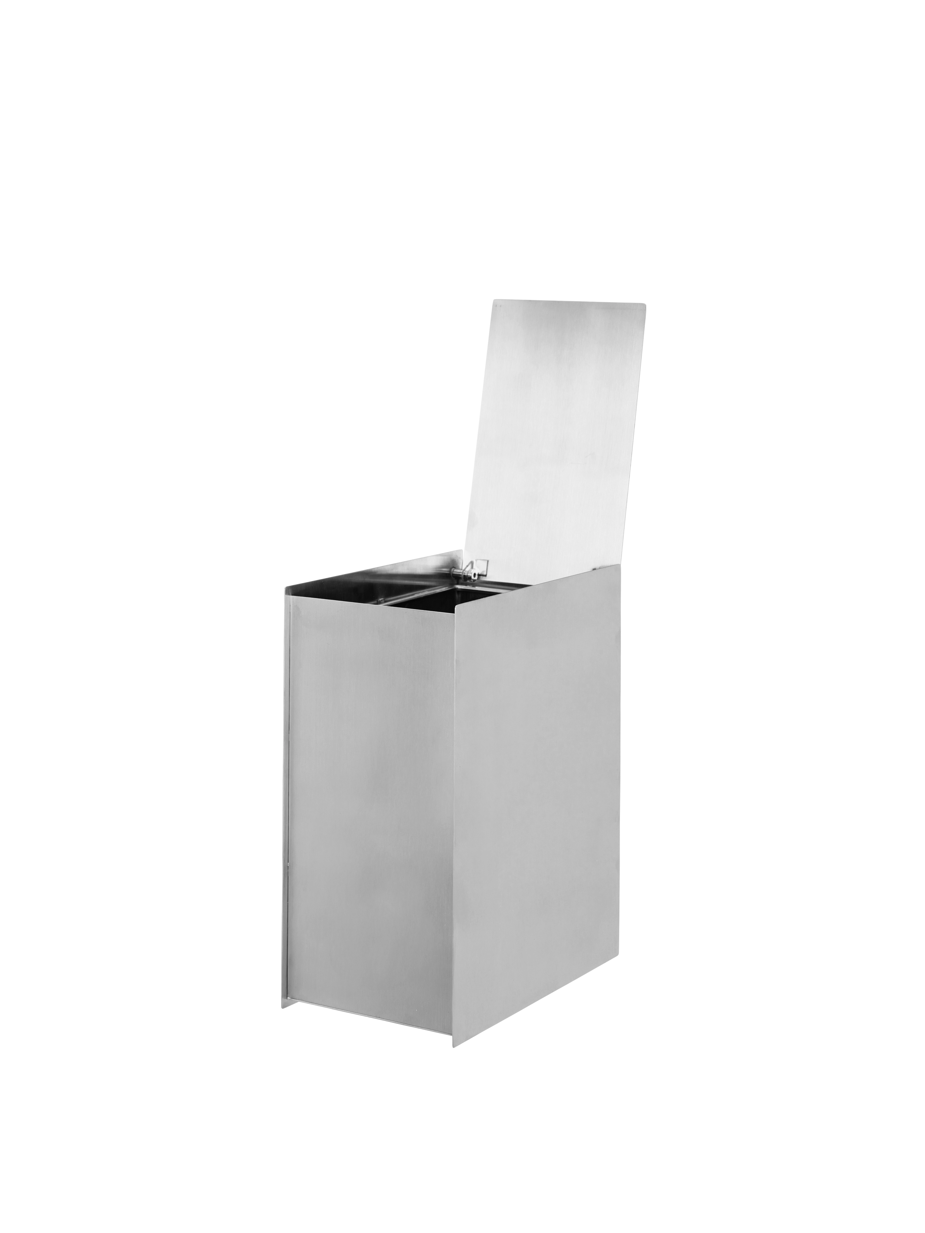 Abfalleimer SAMA gebürsteter Stahl