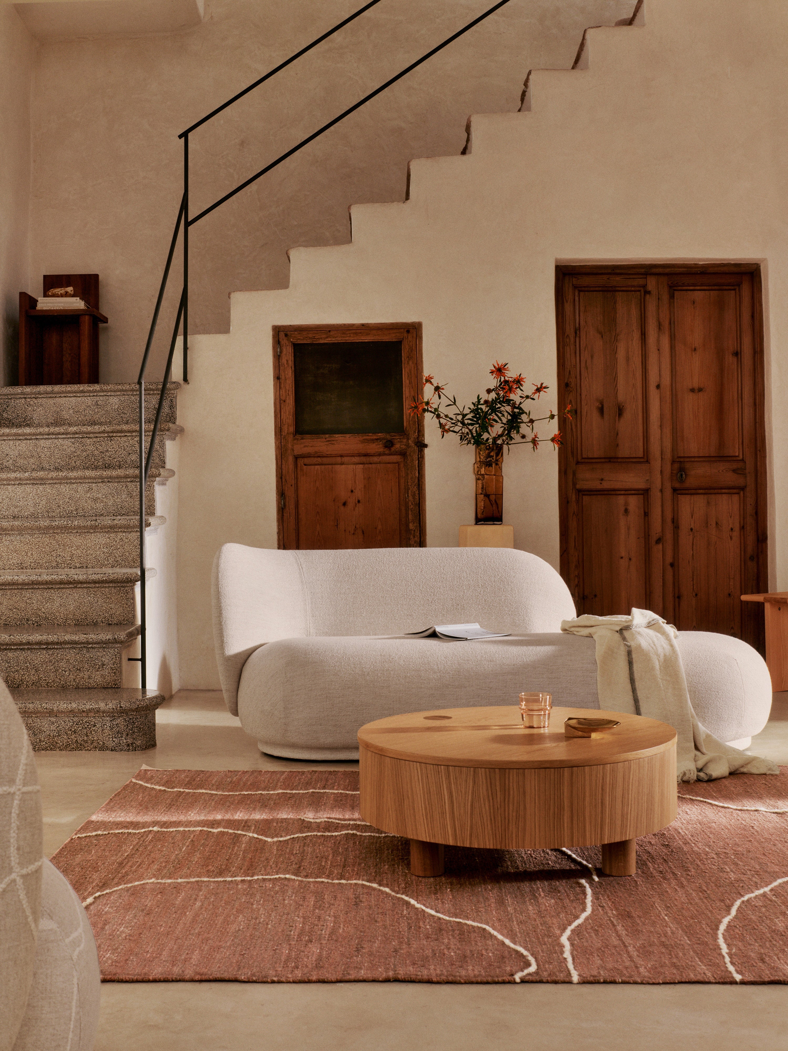 Sofa lewostronna RICO DIVAN Brushed ciepły szary
