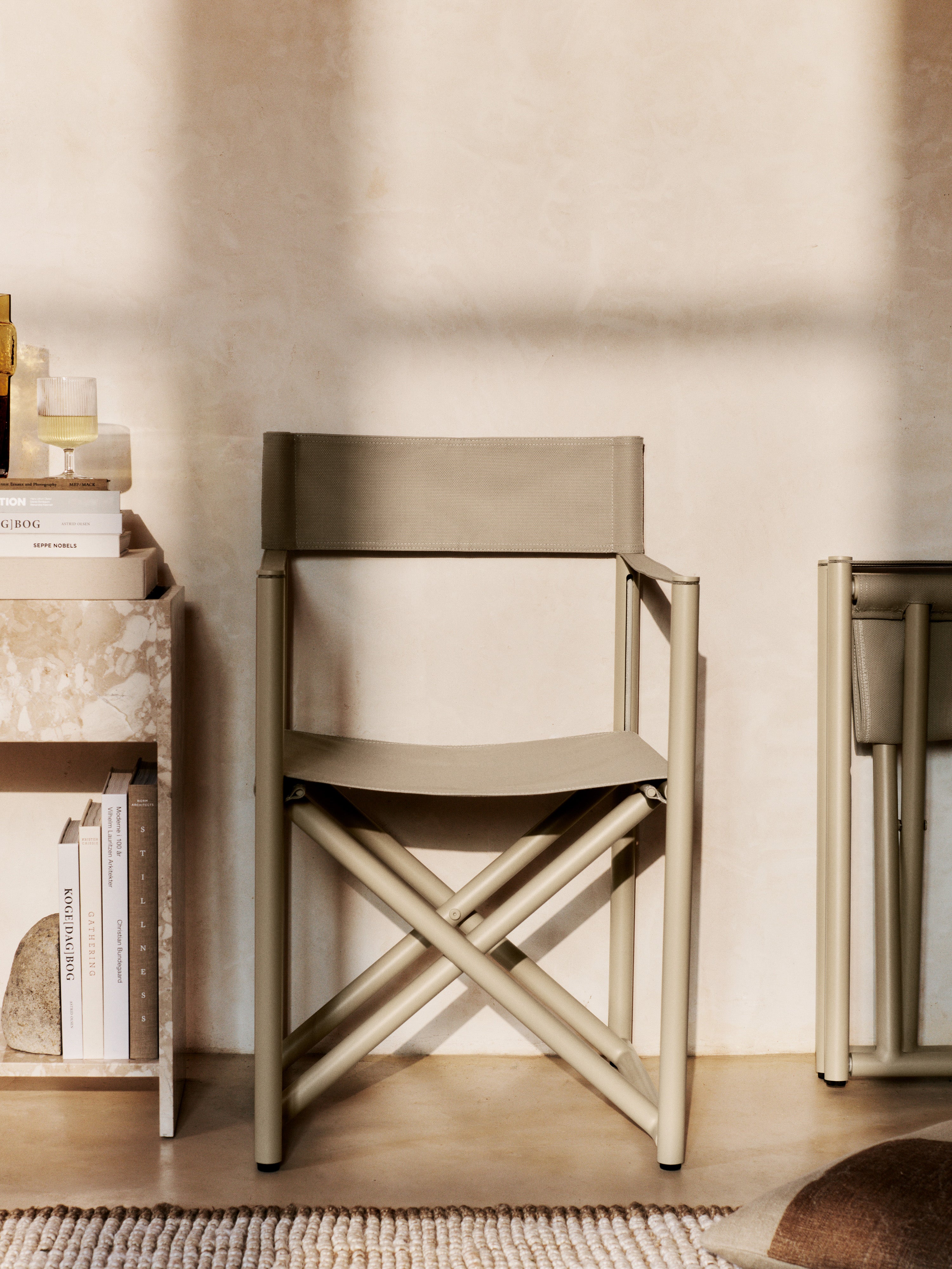 Voya Folding Chair Beige