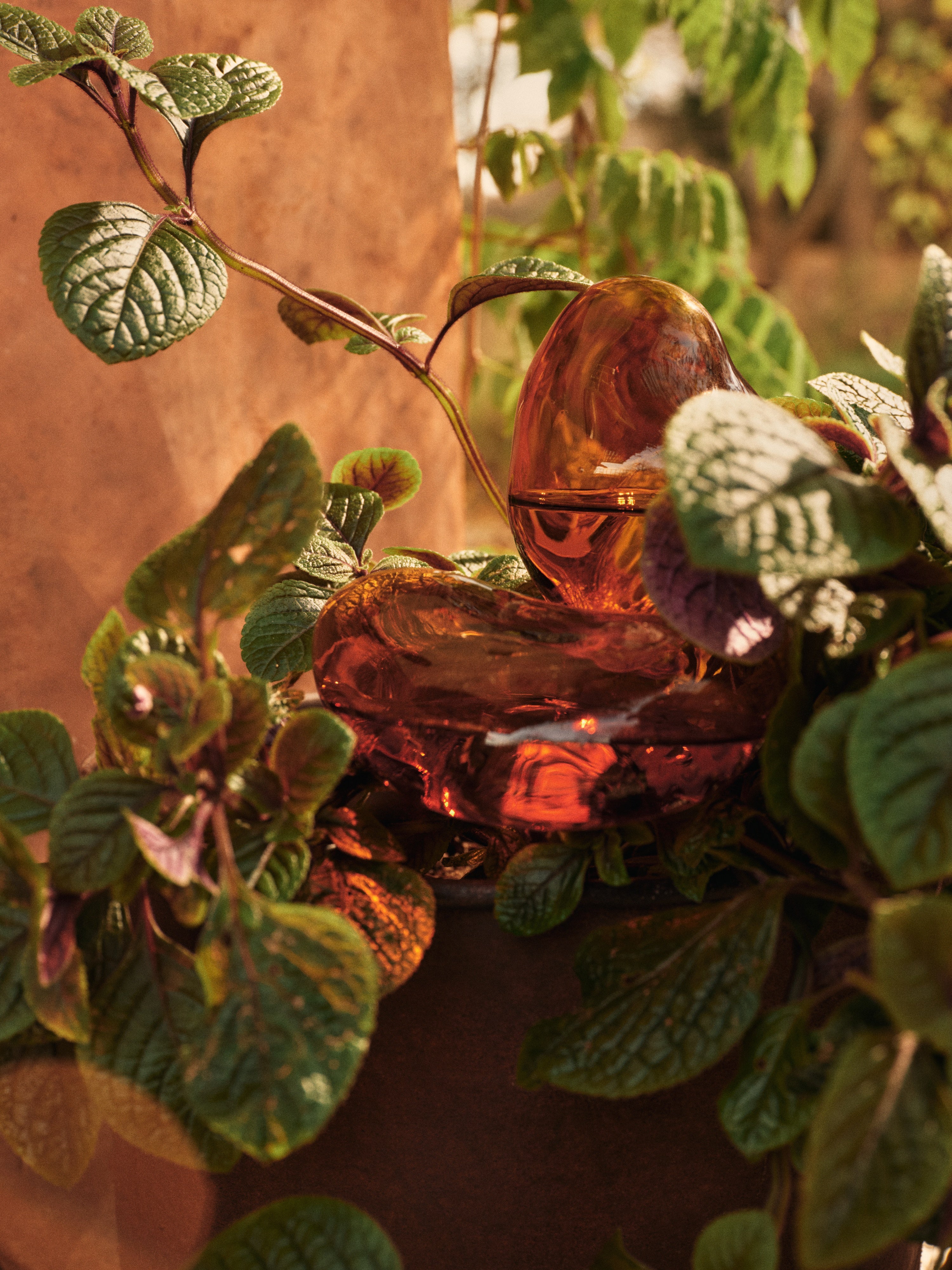 Zestaw kul nawadniających MERCURY bursztynowe szkło