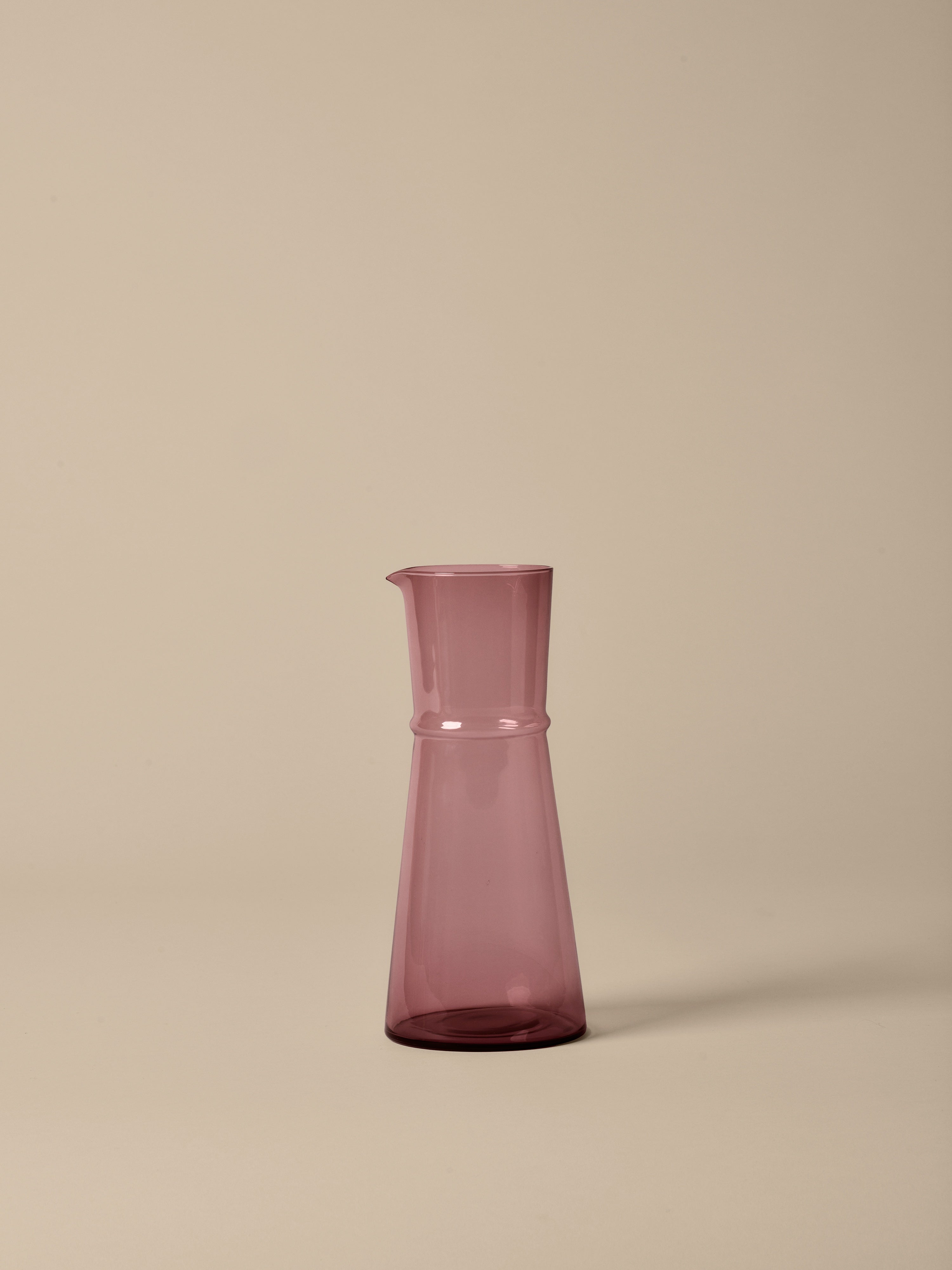 Karafka szklana BOYA transparentny fioletowy