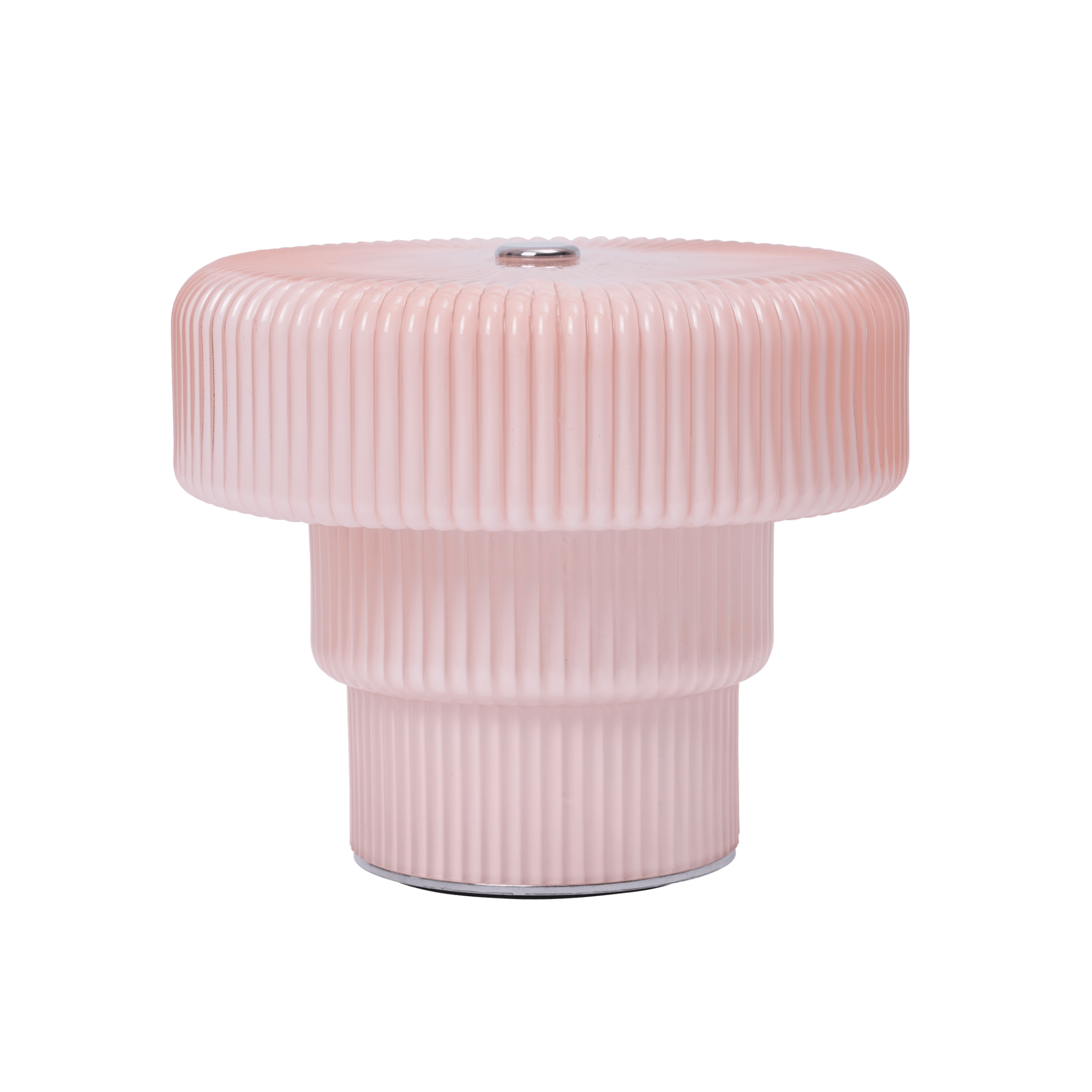 RIPPLE Portable Lamp Pink Glass