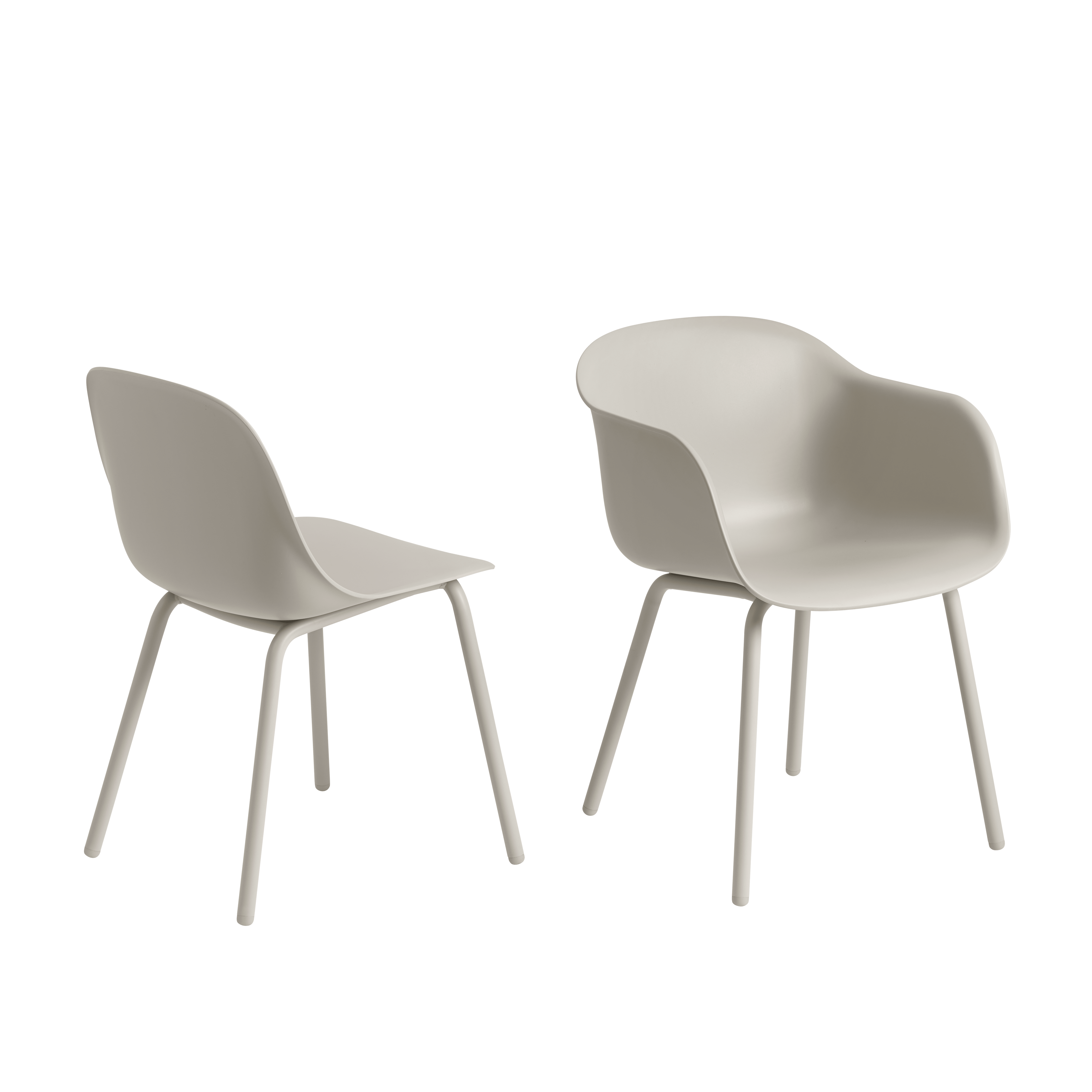 Gray Outdoor Armchair FIBER