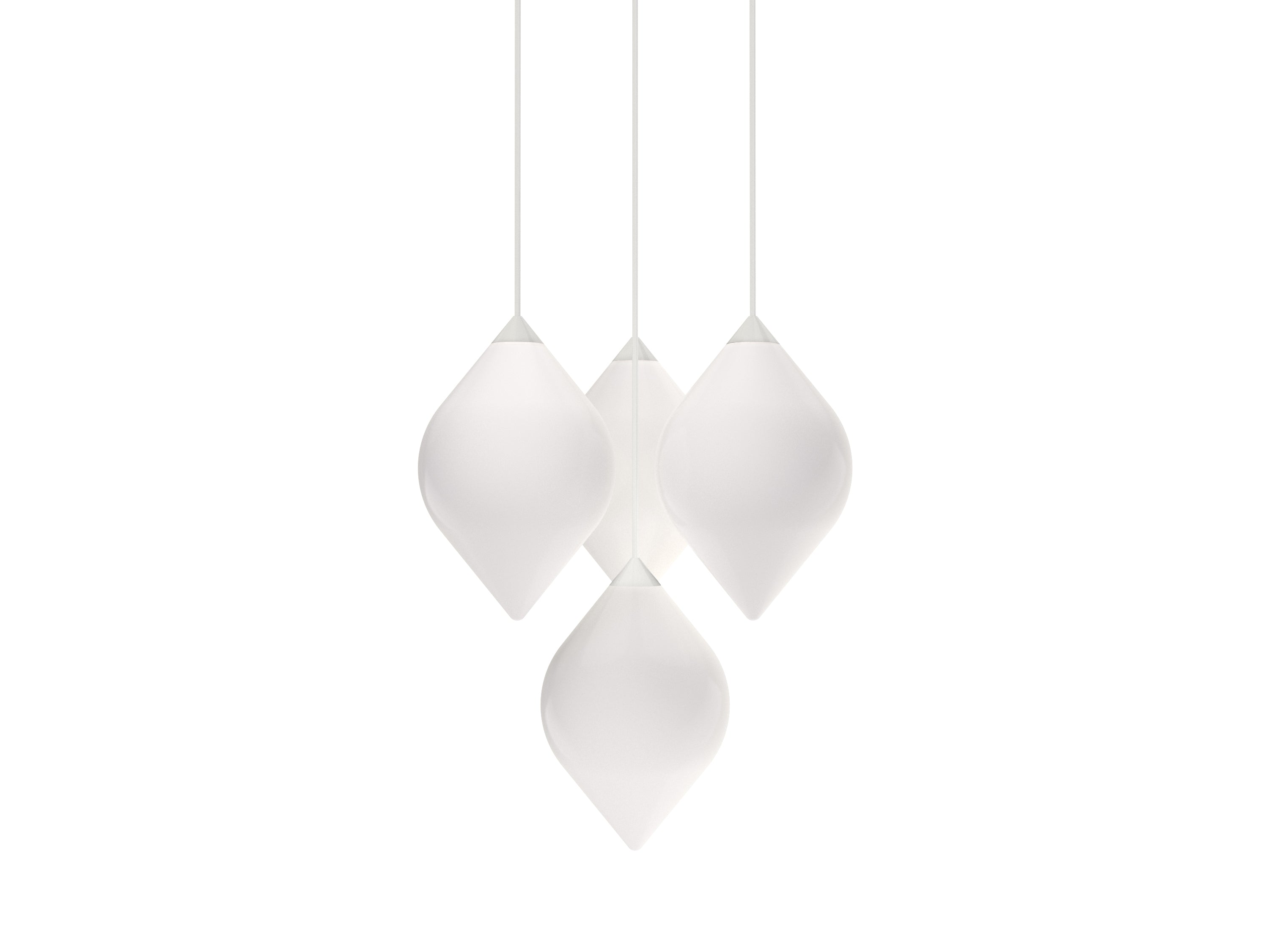 Lampa wisząca FLARE TOP opalowy klosz