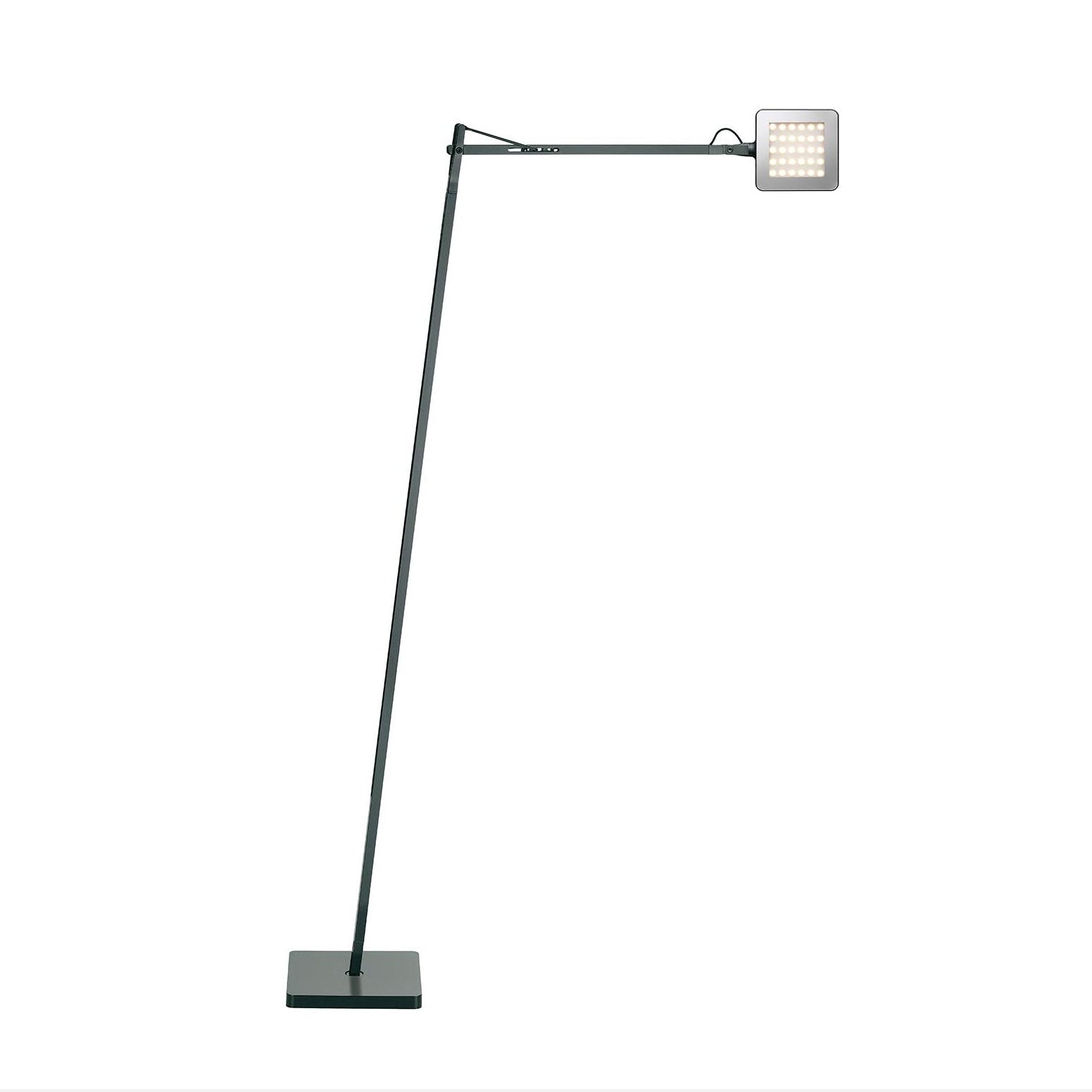 Lampa podłogowa do czytania KELVIN LED szary