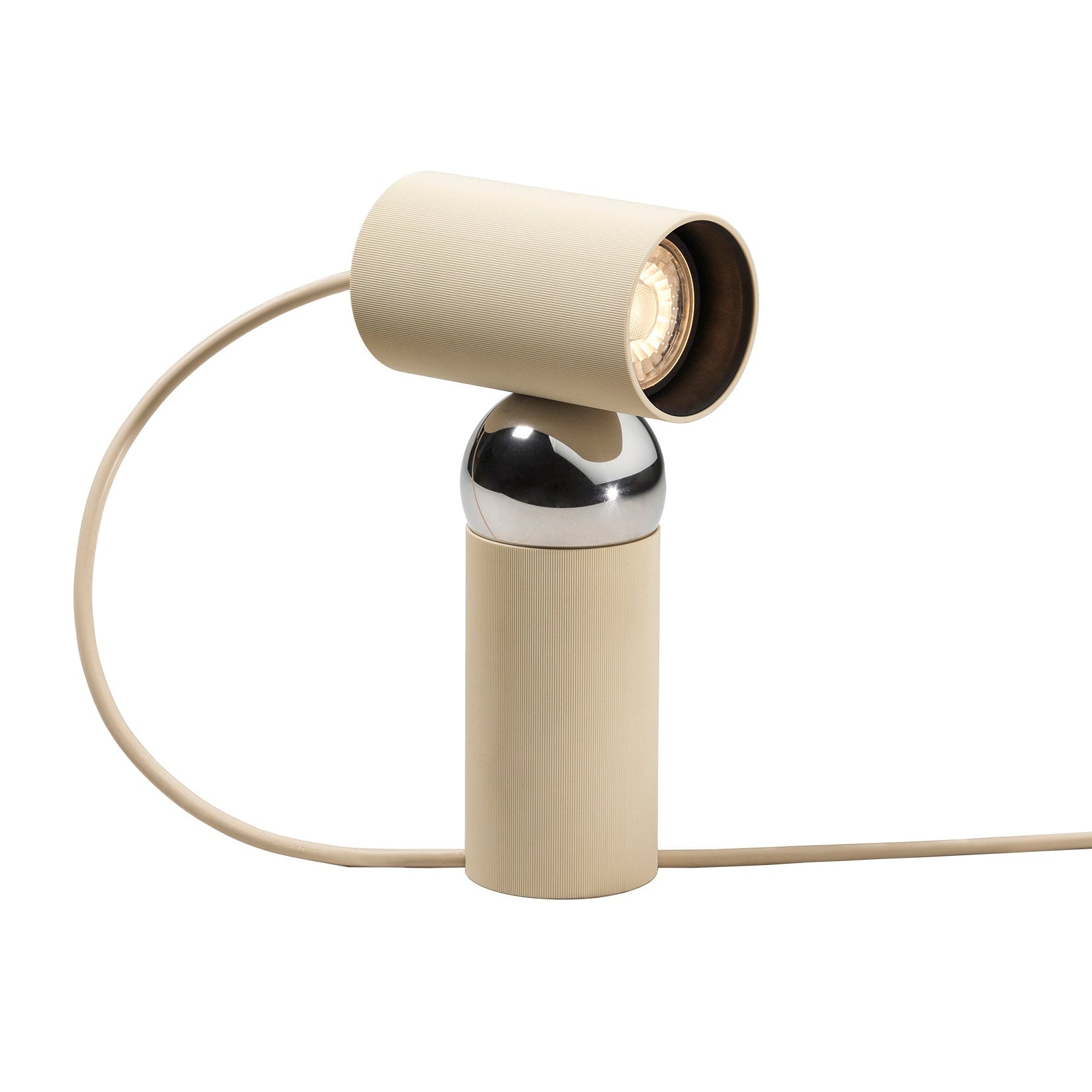 Lampa stołowa BILBOQUET kremowy