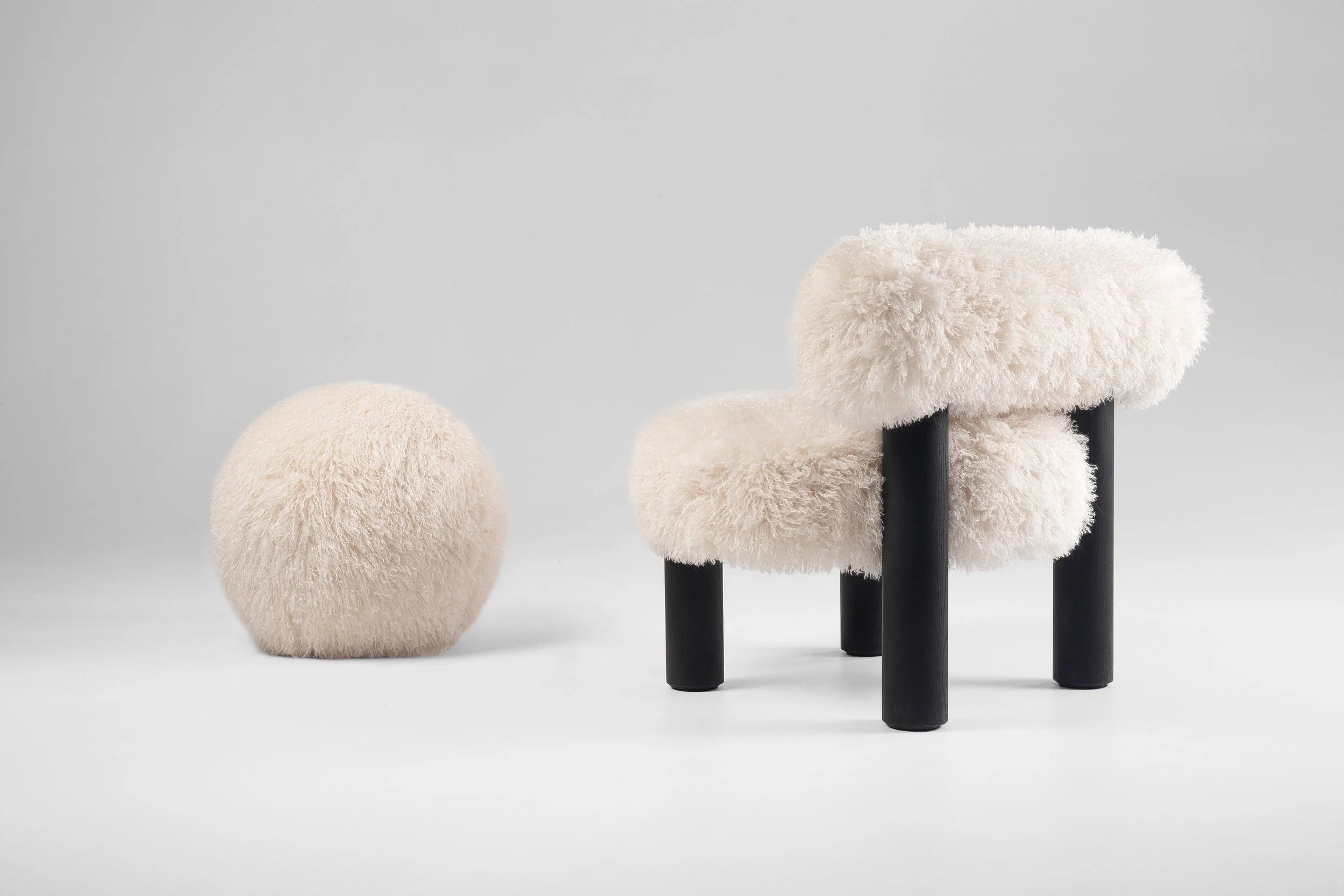 Sessel GROPIUS CS2 - FLUFFY EDITION Kunstfell