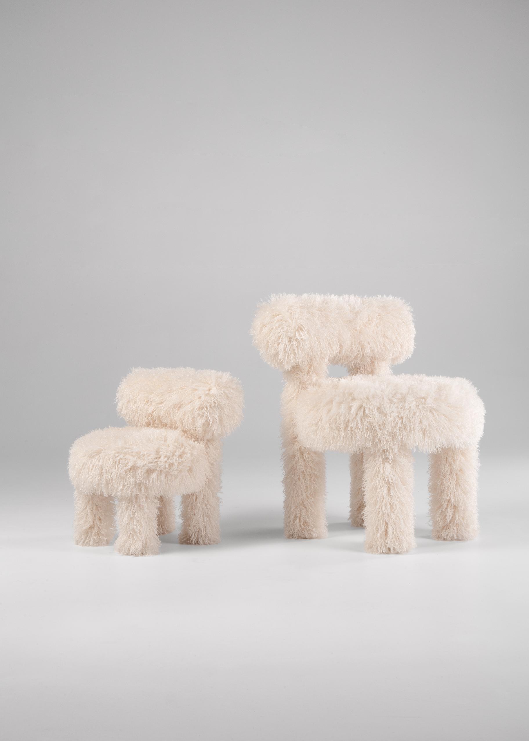 Stuhl GROPIUS CS1 - FLUFFY EDITION Kunstfell