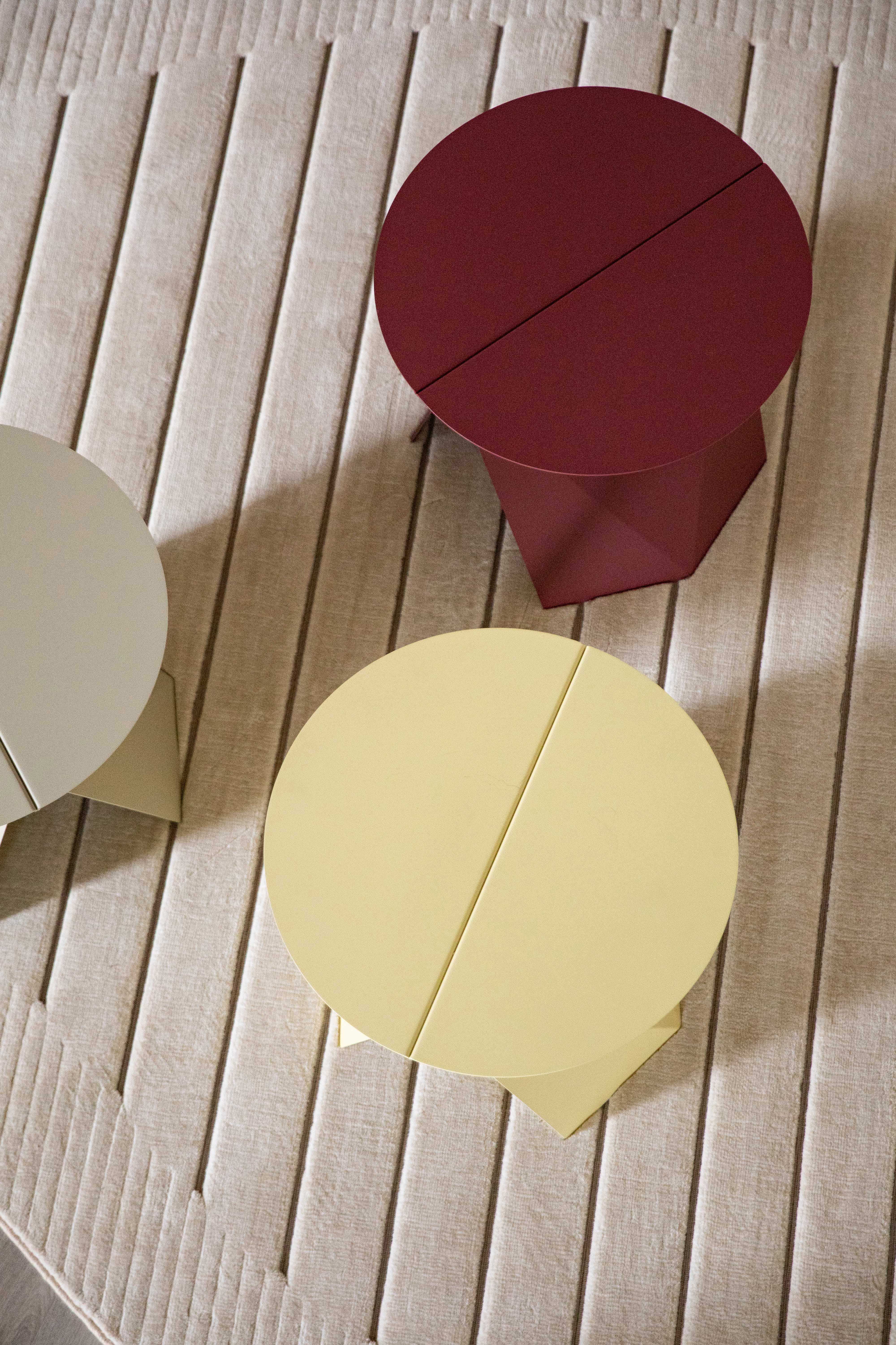 Beistelltisch FOLDY gelb