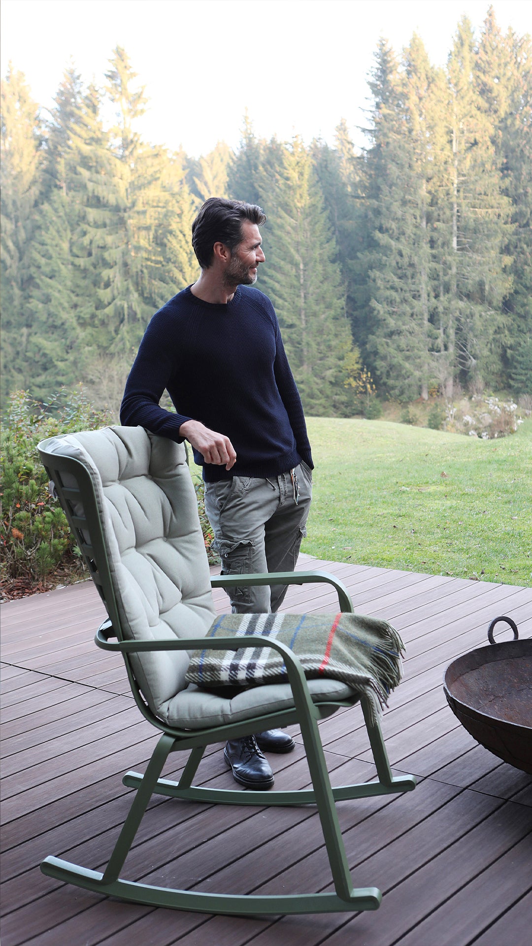 Fotel zewnętrzny FOLIO biały