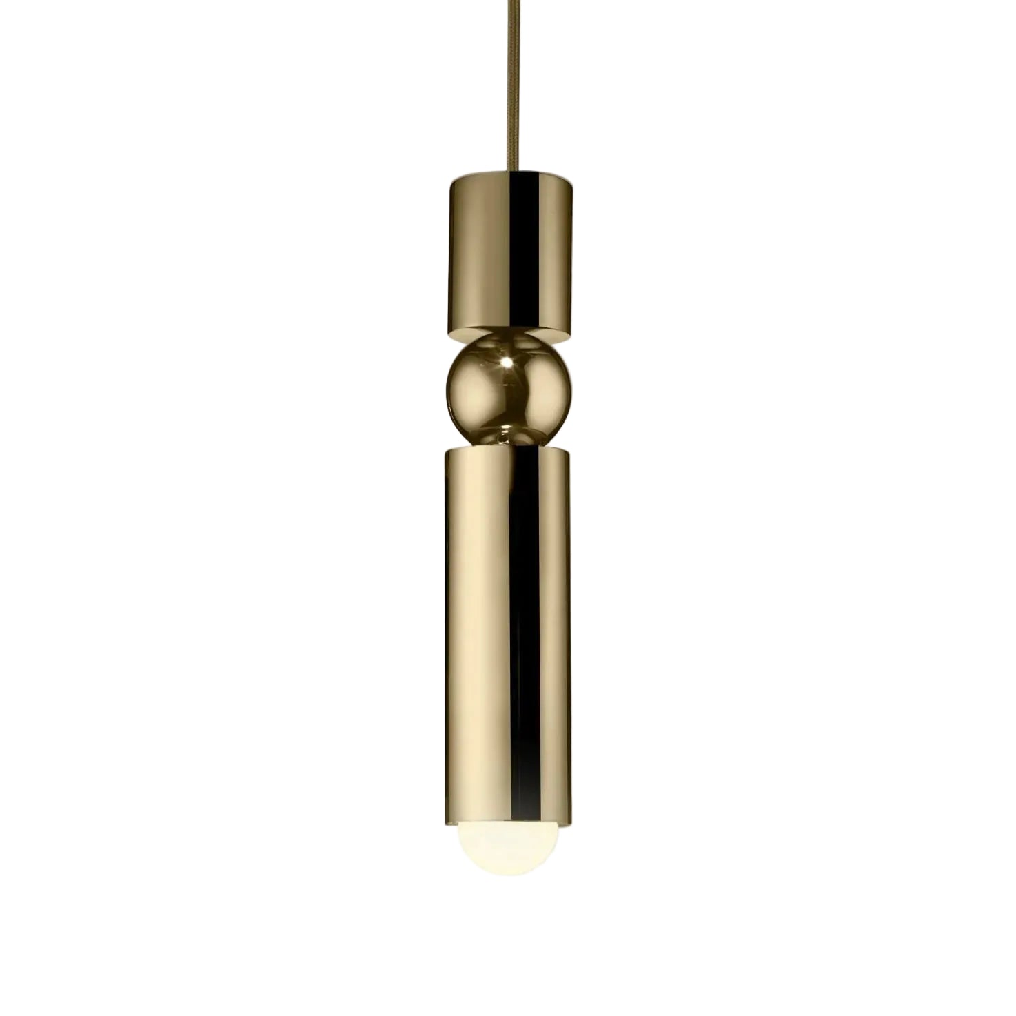 Lampa wisząca FULCRUM mosiężny