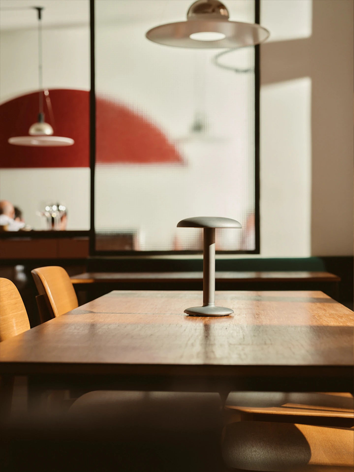 Portable Lamp GUSTAVE HOSPITALITY light gray