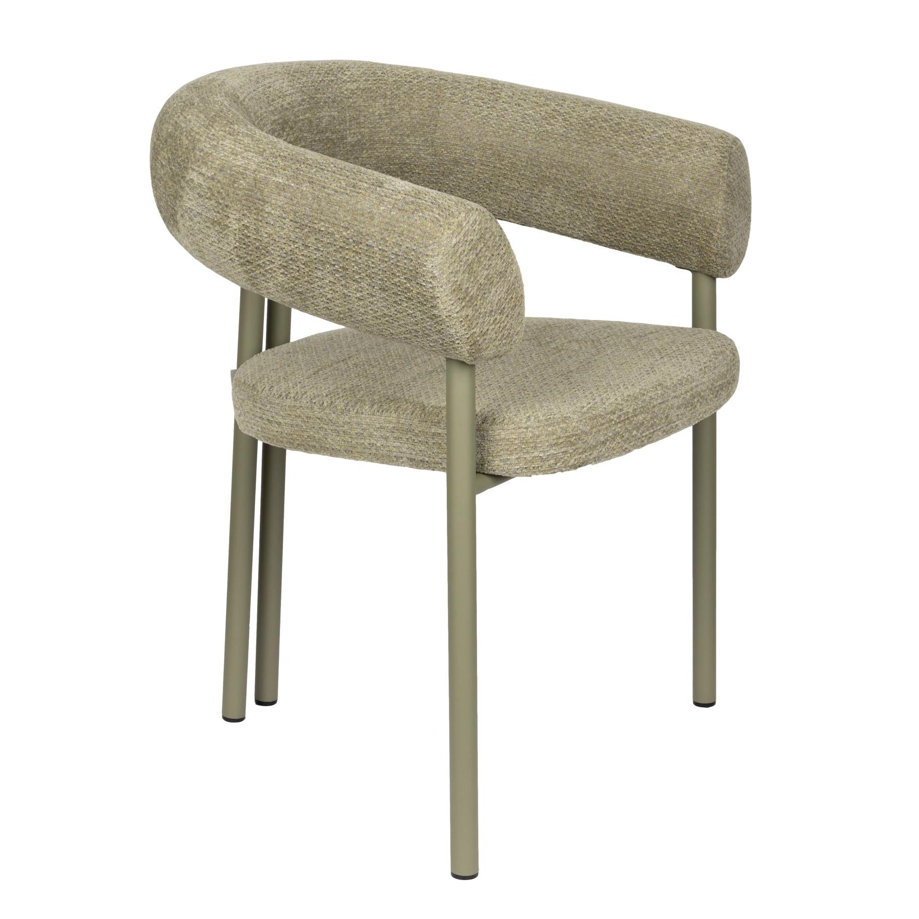 Krzesło z podłokietnikami HEELS zielony