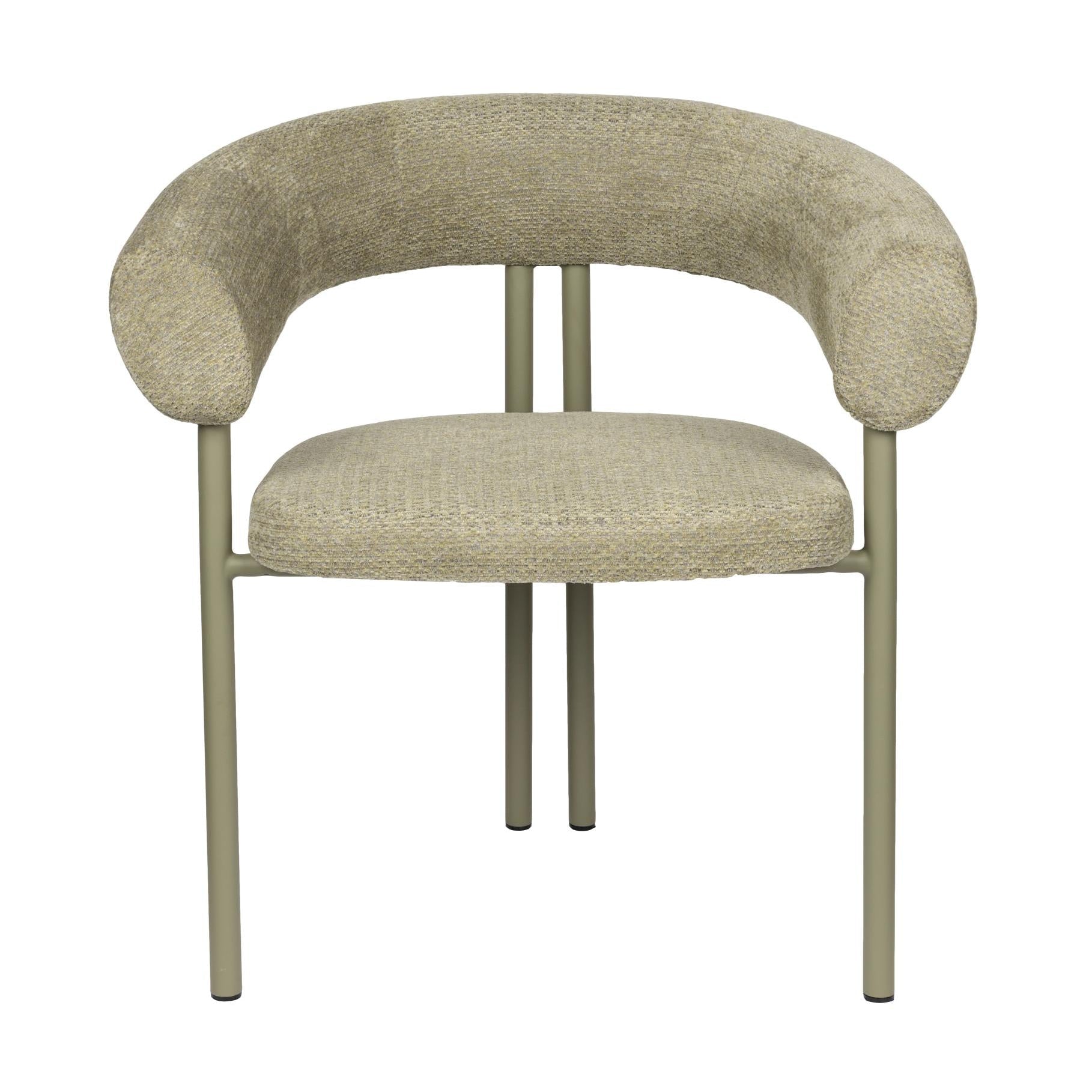 Krzesło z podłokietnikami HEELS zielony