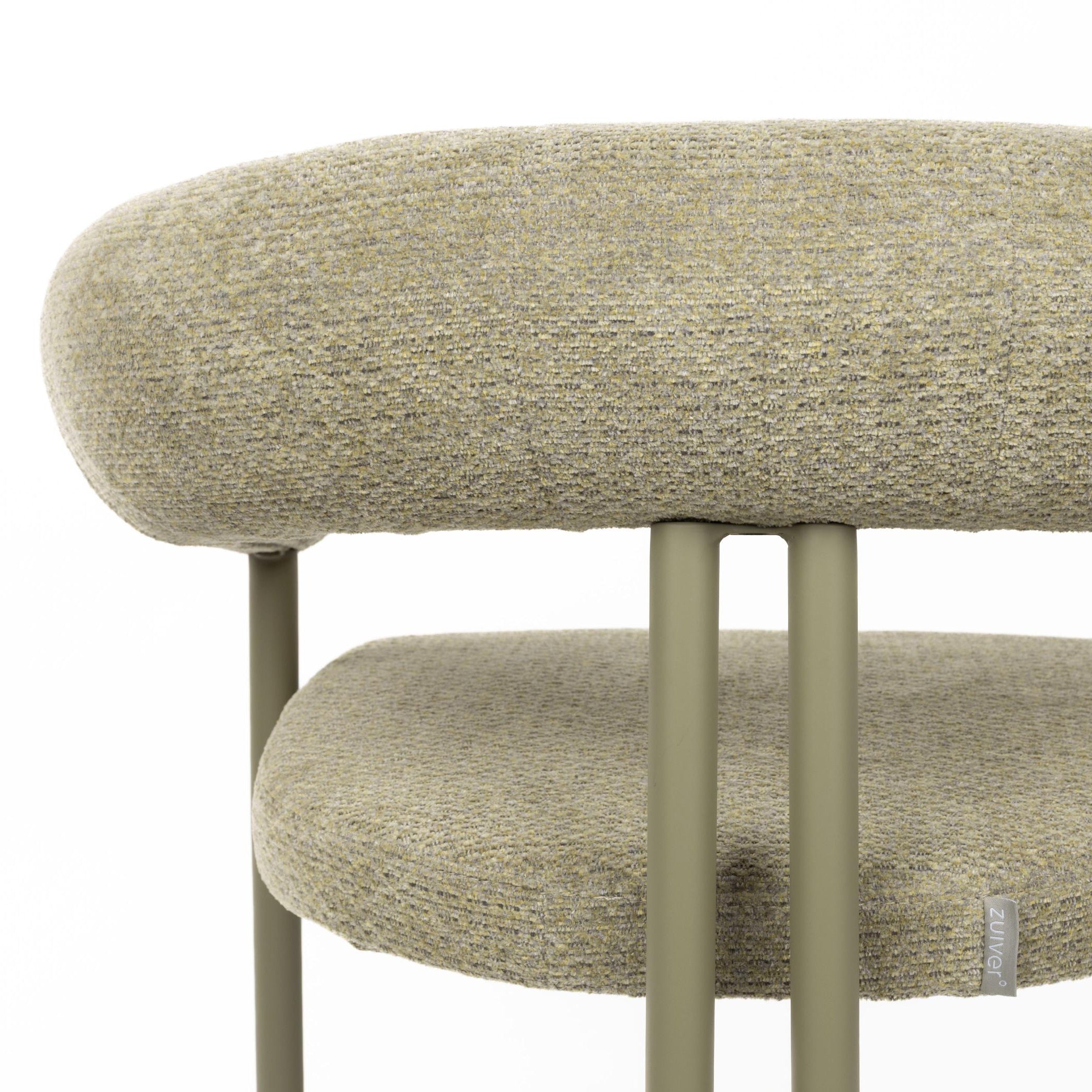 Krzesło z podłokietnikami HEELS zielony