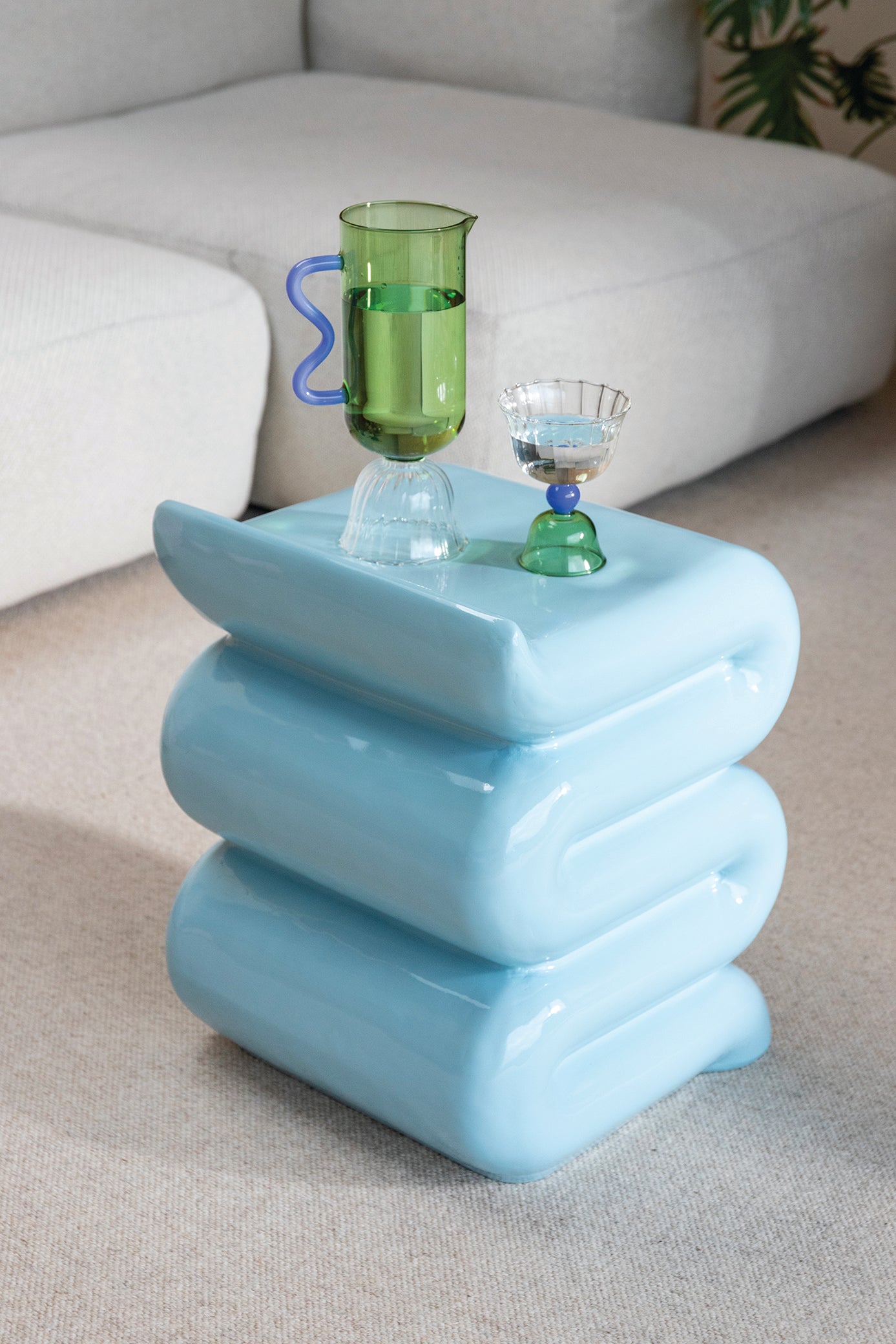 WHIP Blue Side Table