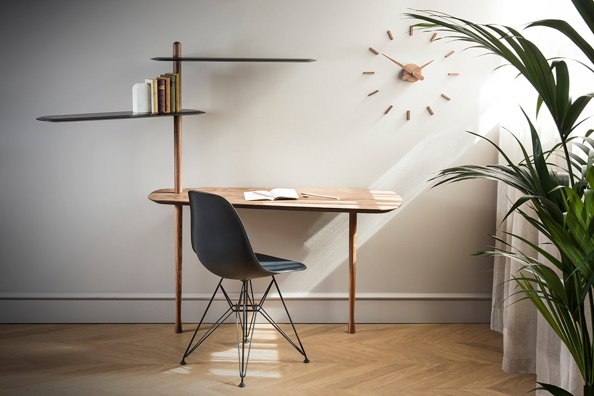 Zegar ścienny SUNSET drewno orzechowe