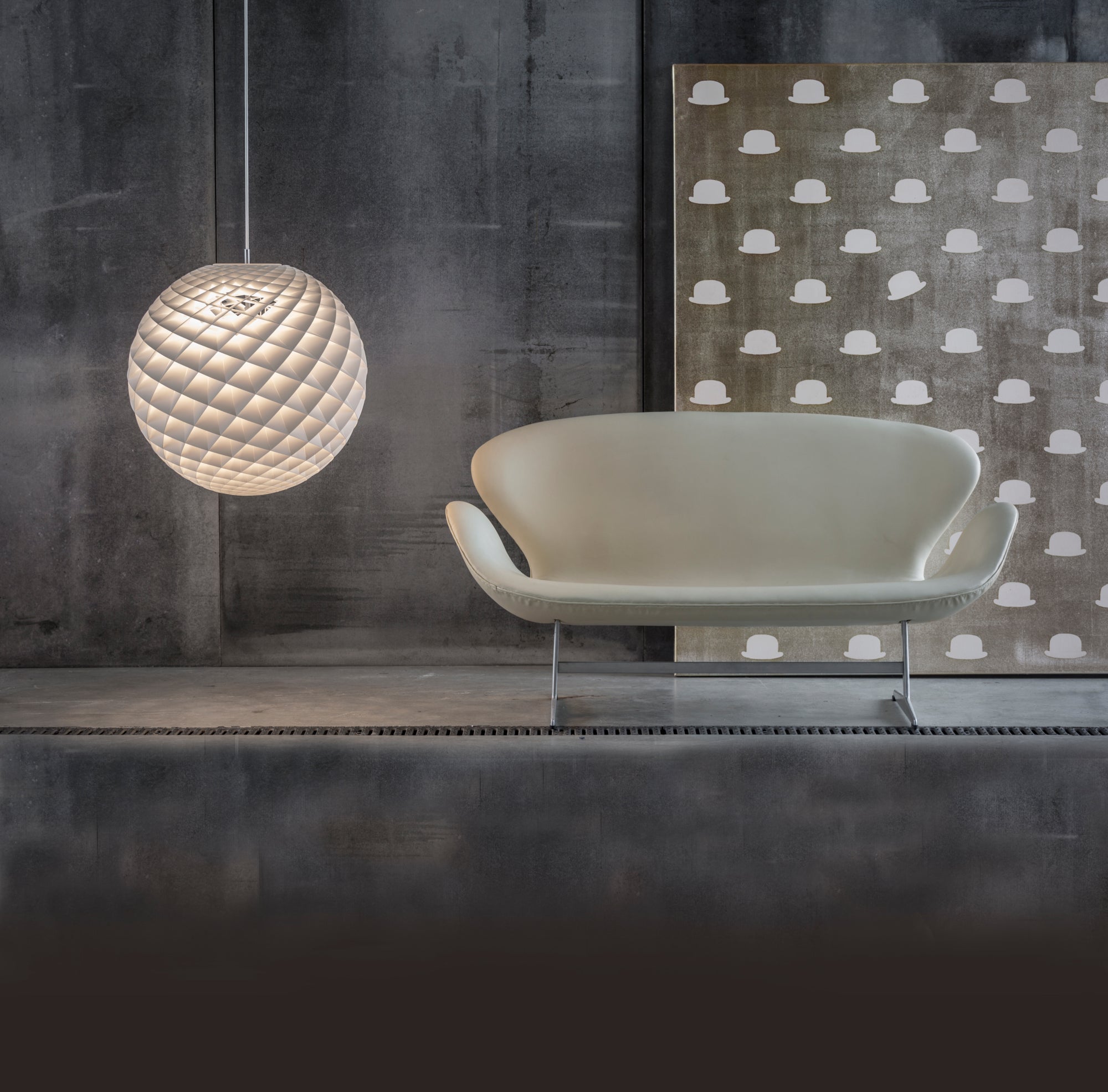 Lampa wisząca PATERA biały