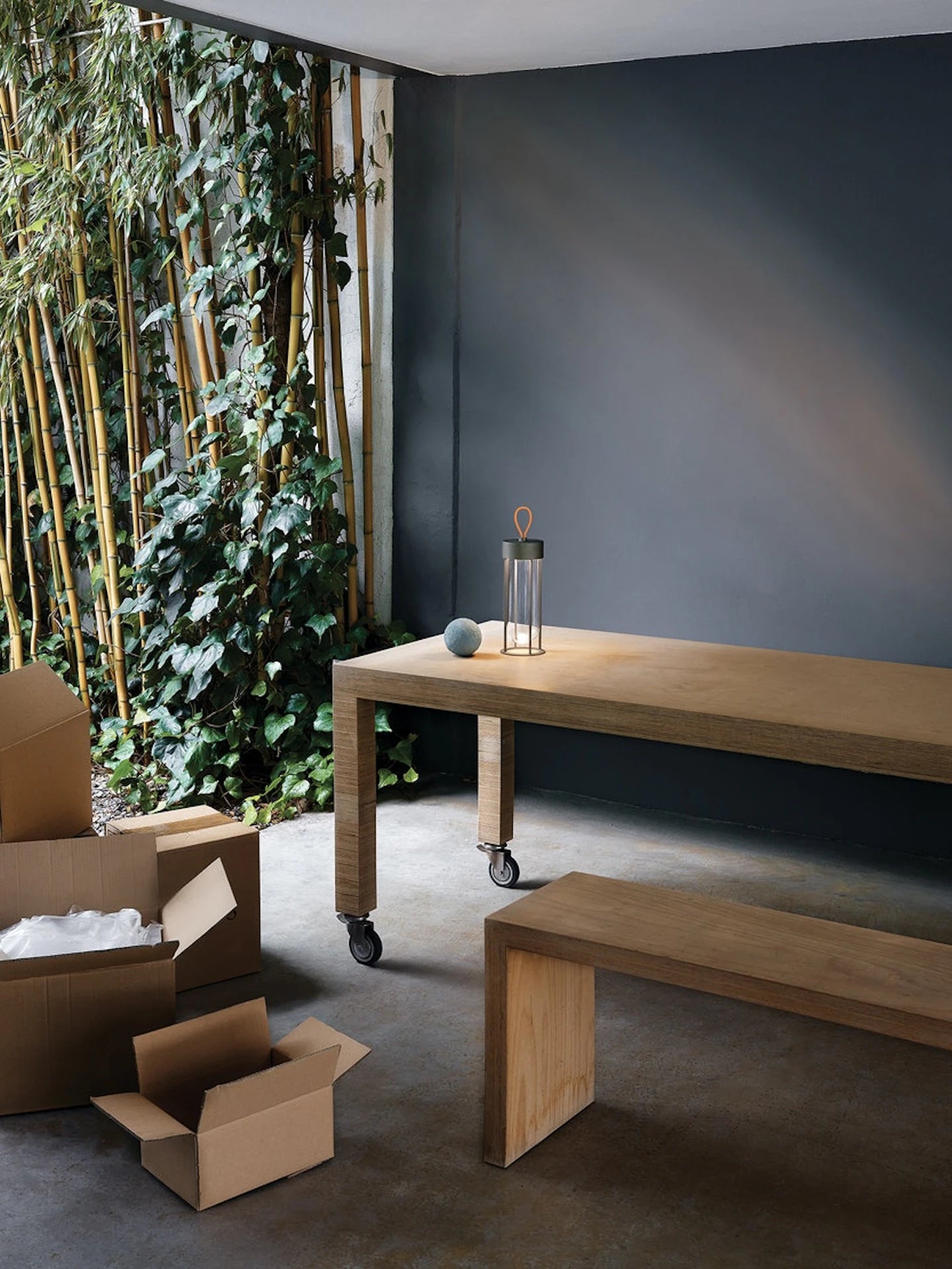 Lampa przenośna IN VITRO UNPLUGGED biały