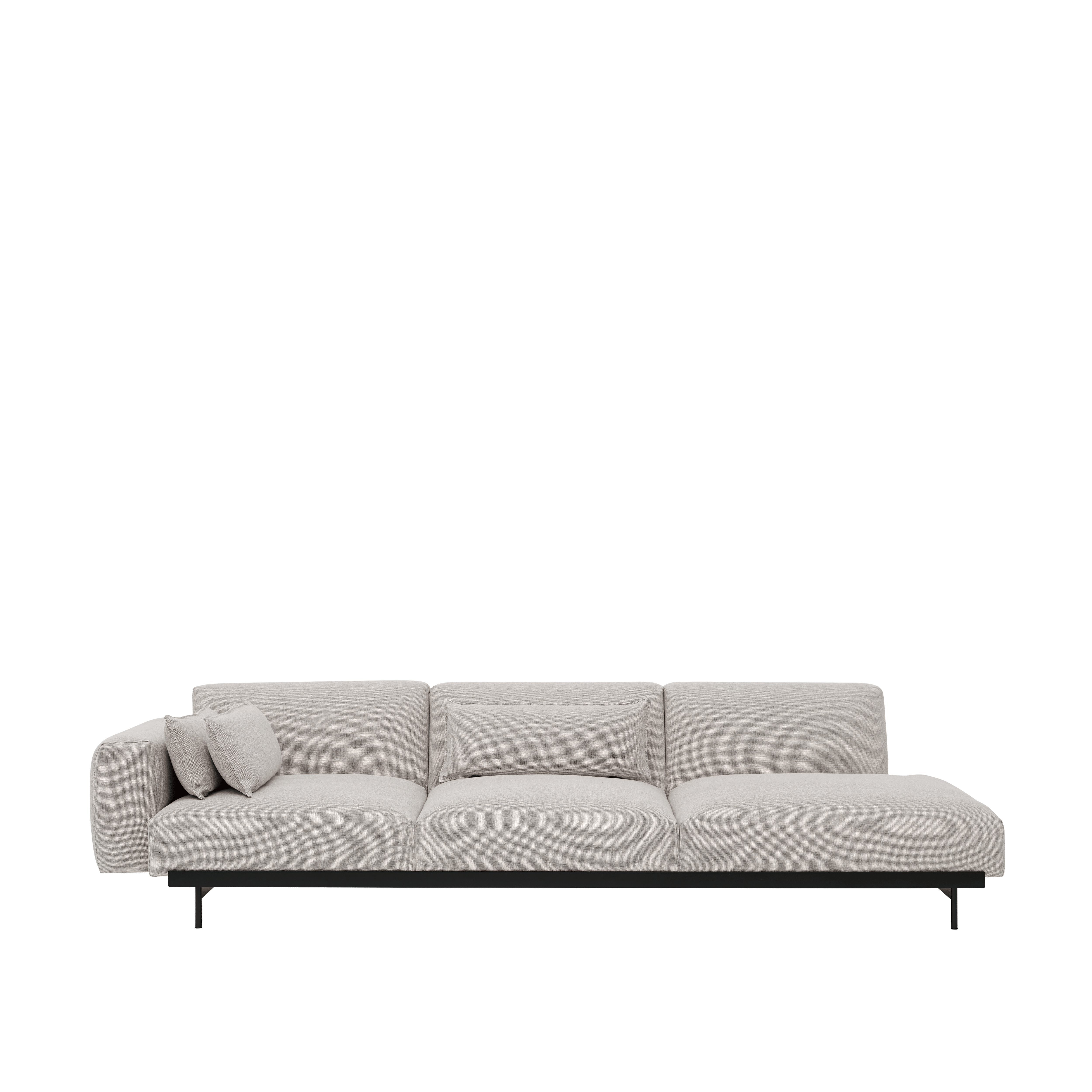 Sofa 3-osobowa otwarta prawostronna IN SITU tapicerowana