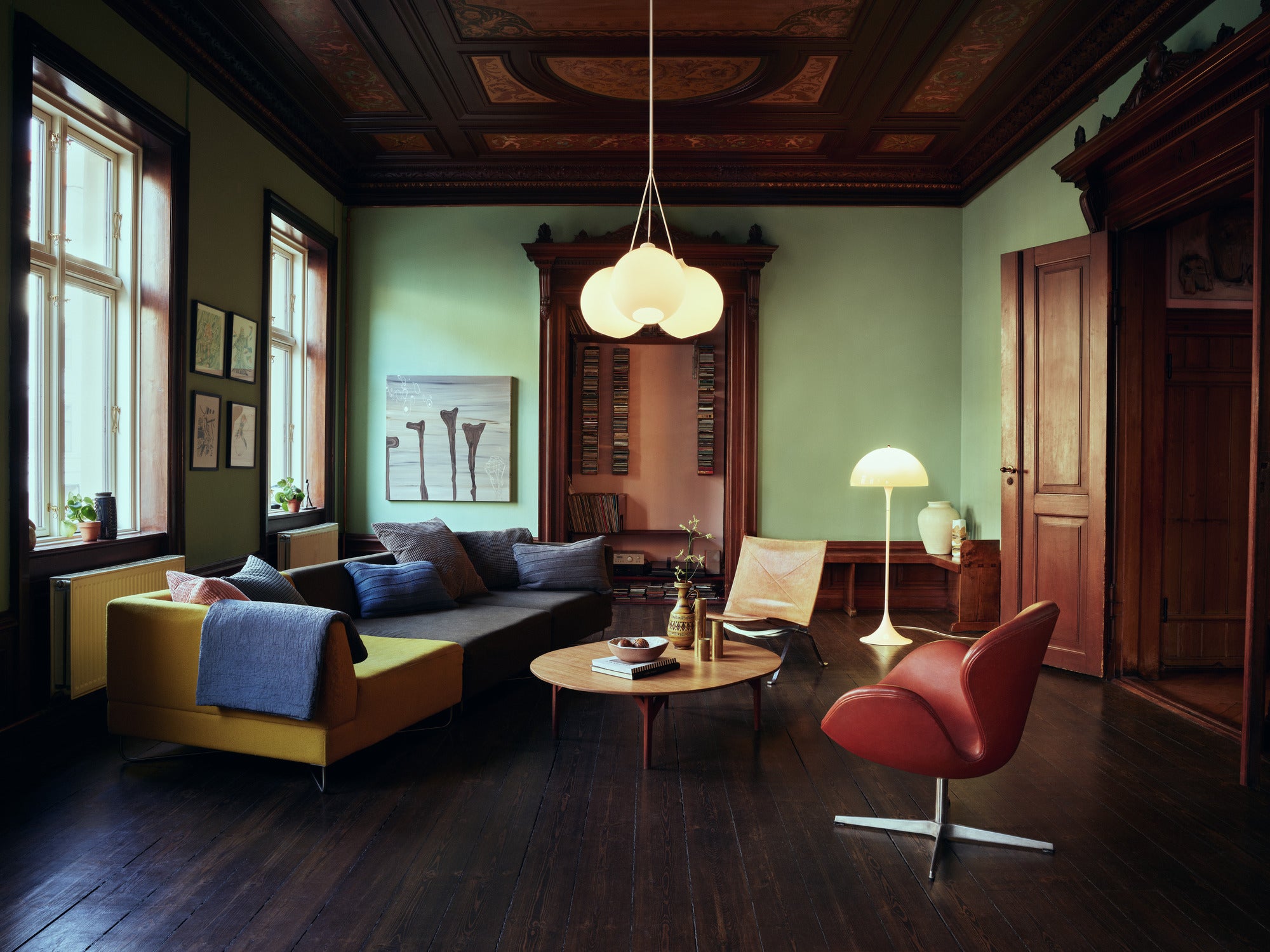 Lampa podłogowa PANTHELLA biały