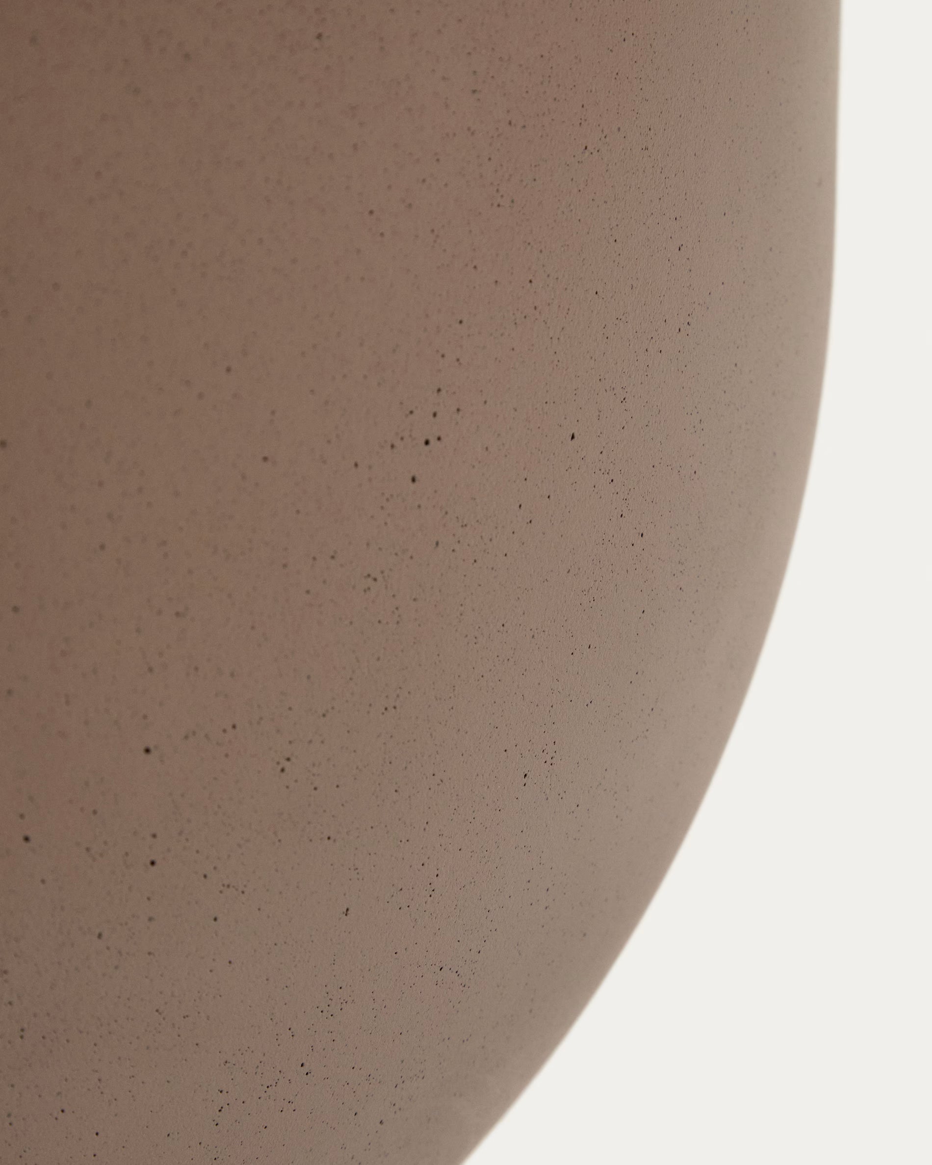 GARBET Brown Cement Side Table