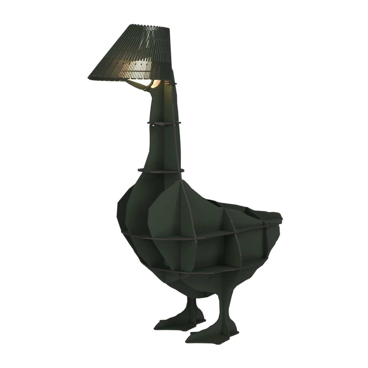 Lampa JUNON ciemnozielony