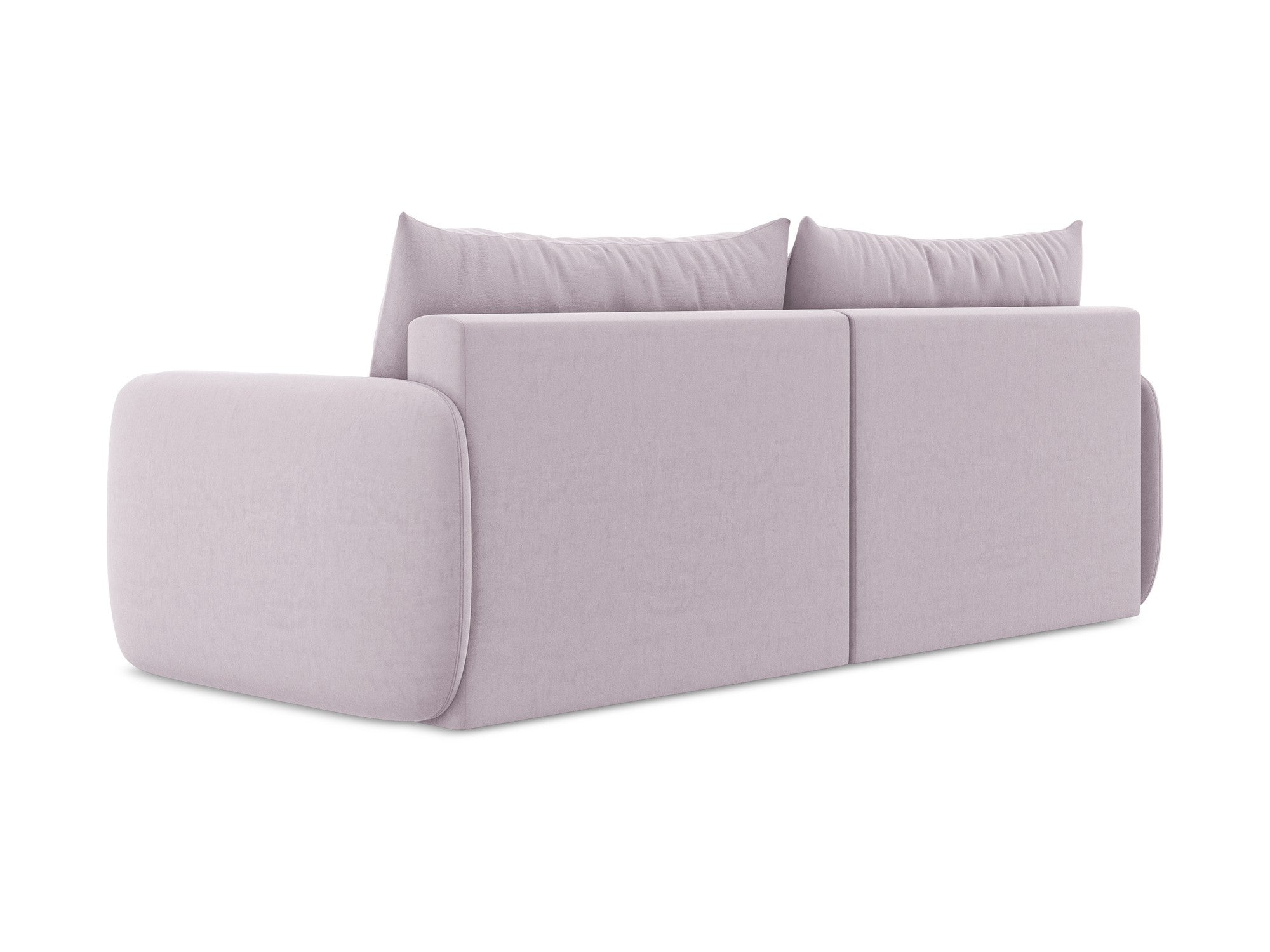 Lavender 3-Seater Velvet Sofa with Sleeping Function KALENA