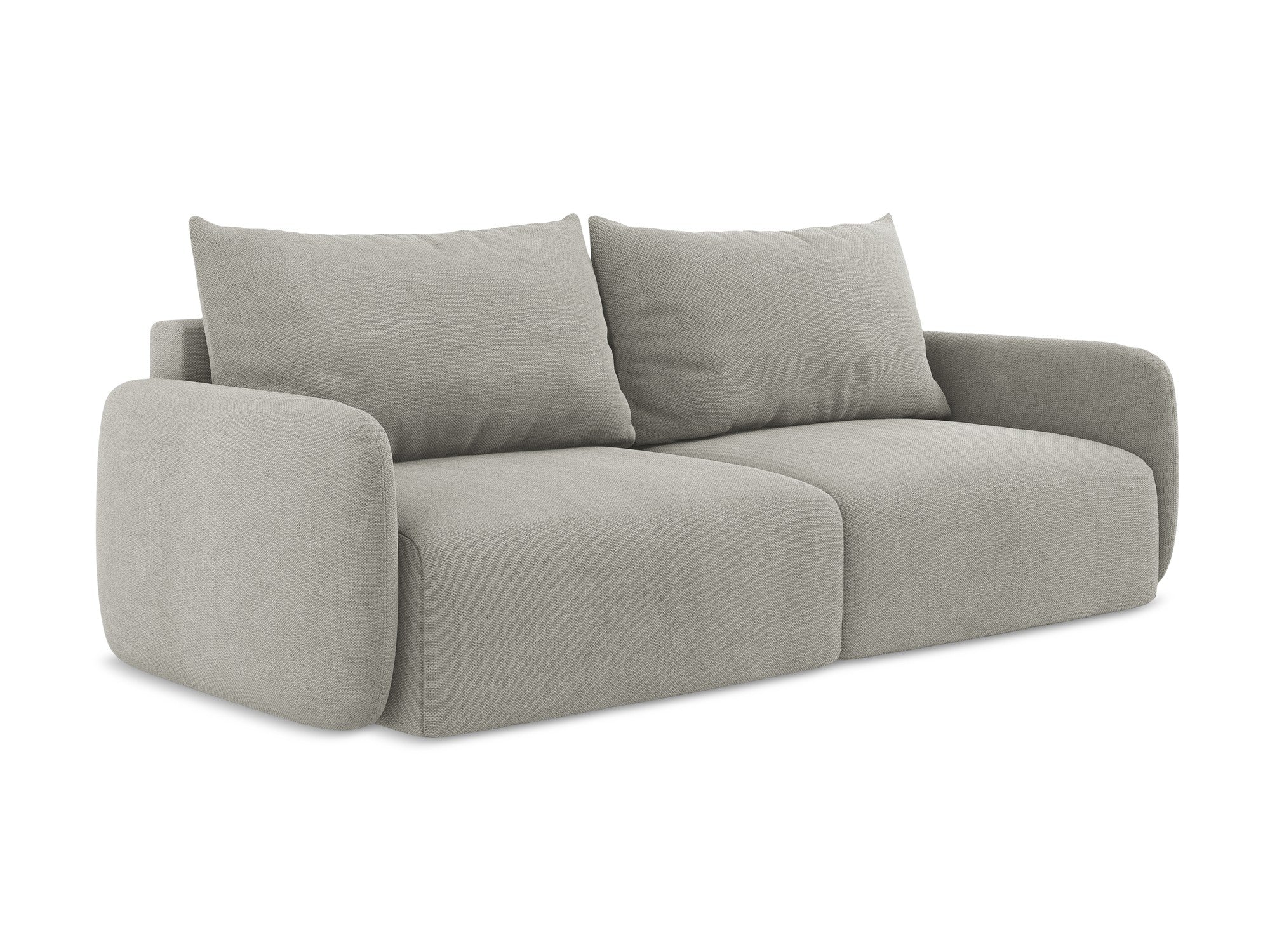 3-Seater Sofa with Sleeping Function KALENA Light Gray