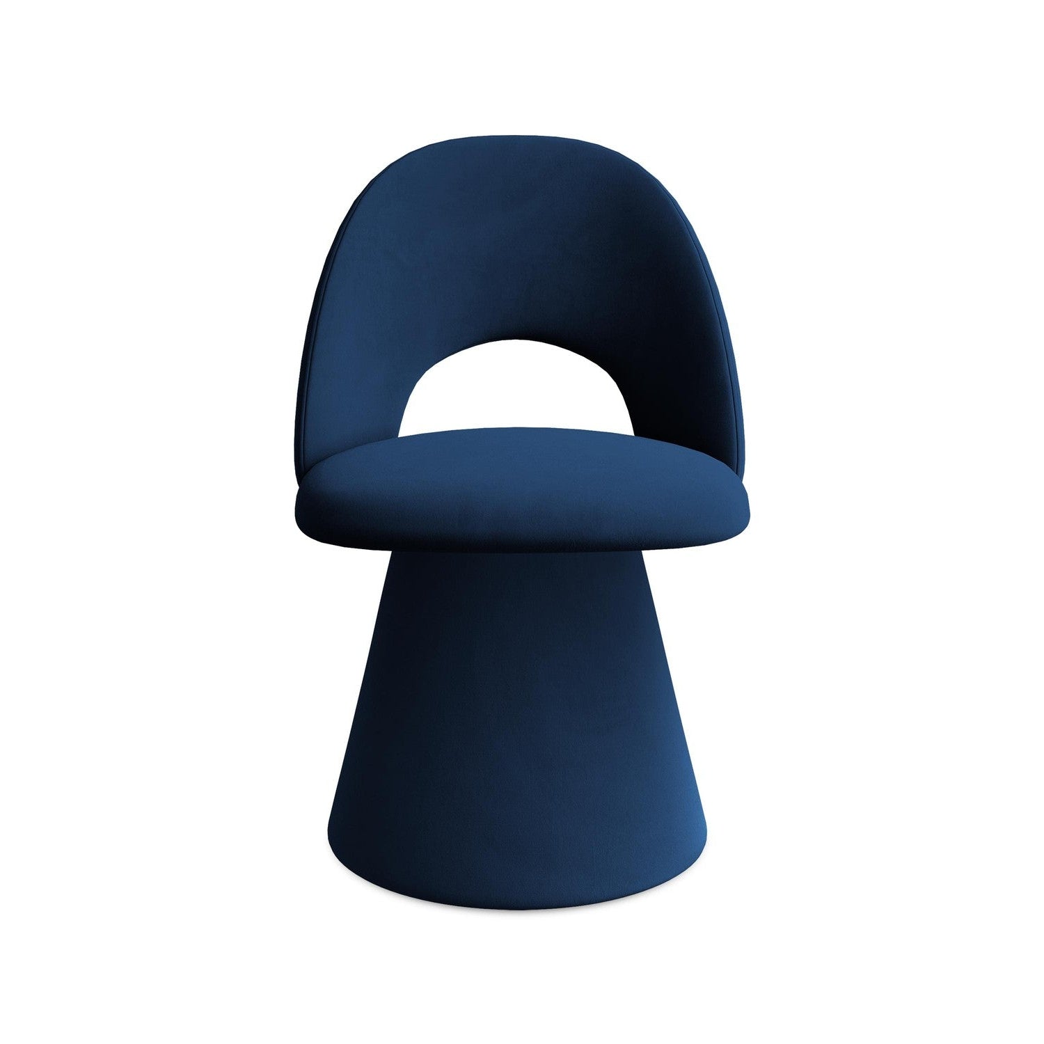 Velvet Chair KALO Royal Blue